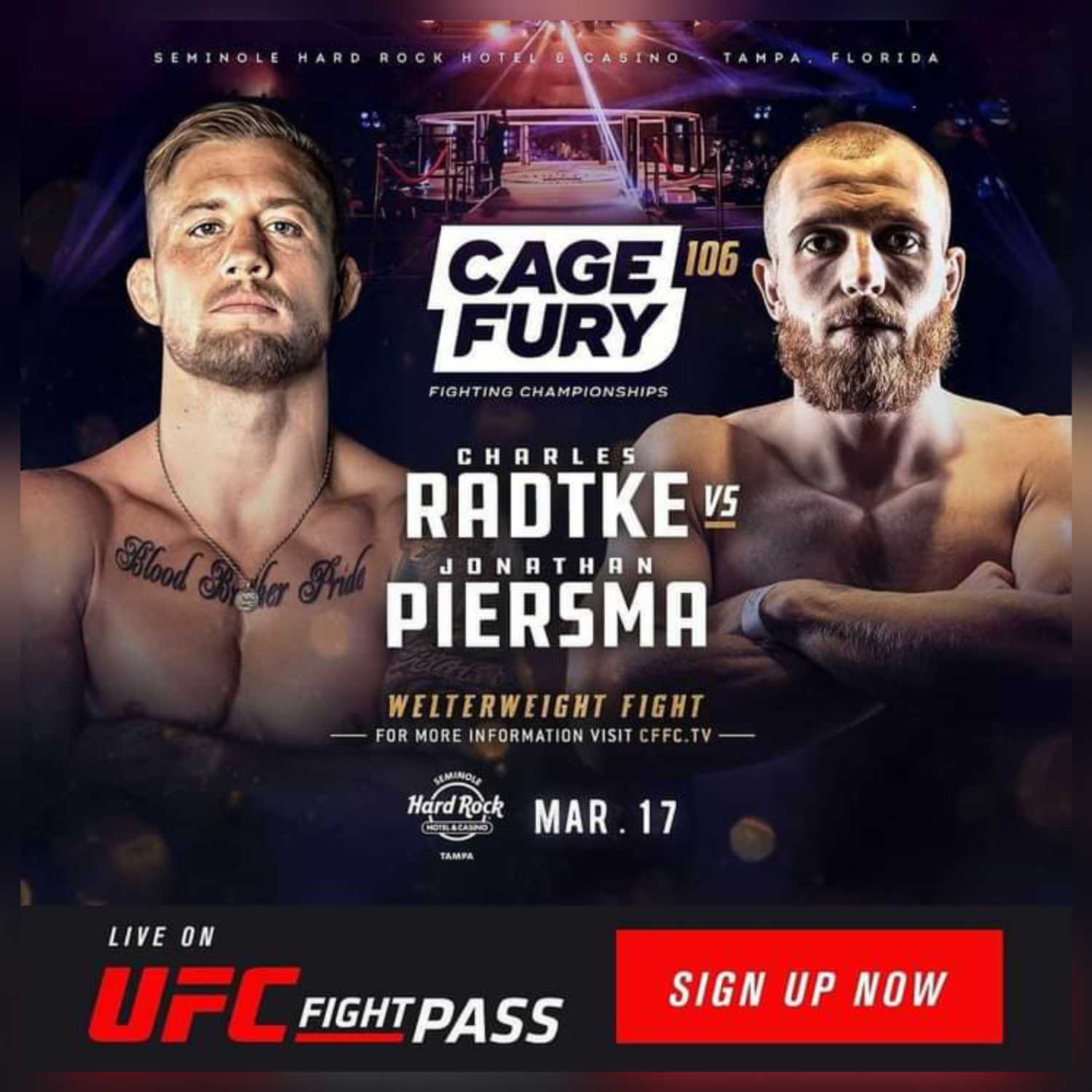 Jonathan Piersma "War Hawk" (3-0 Welterweight) Talks Cage Fury 106 episode artwork