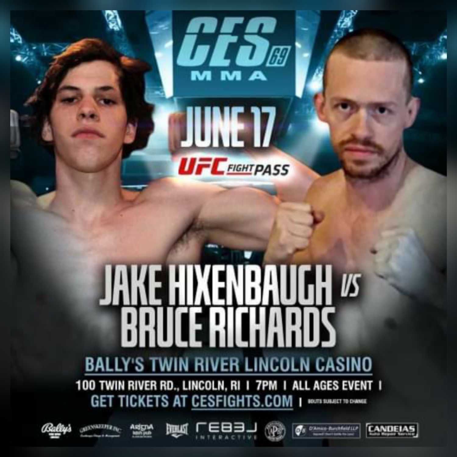 Jake "The Hitman" Hixenbaugh talks making his pro debut at CES 69 episode artwork