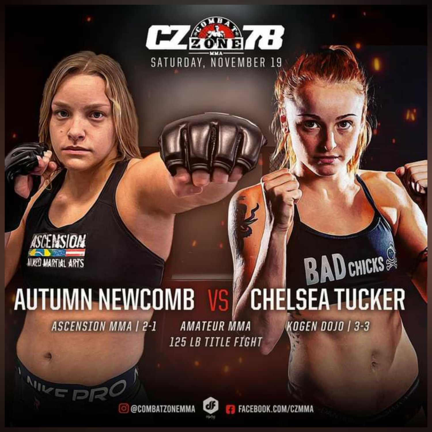 "Charming" Chelsea Tucker talks Combat Zone 78 Am Flyweight Title Fight episode artwork