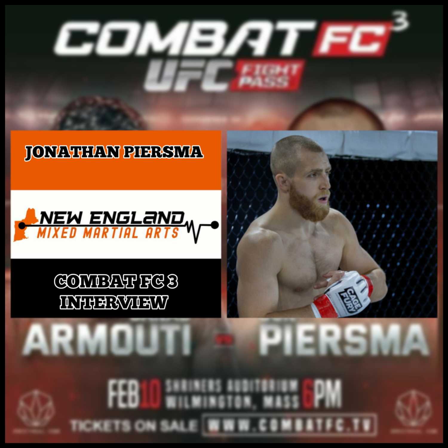 Jon "War Hawk" Piersma (5-1) Talks Combat FC 3 Matchup on February 10th. episode artwork