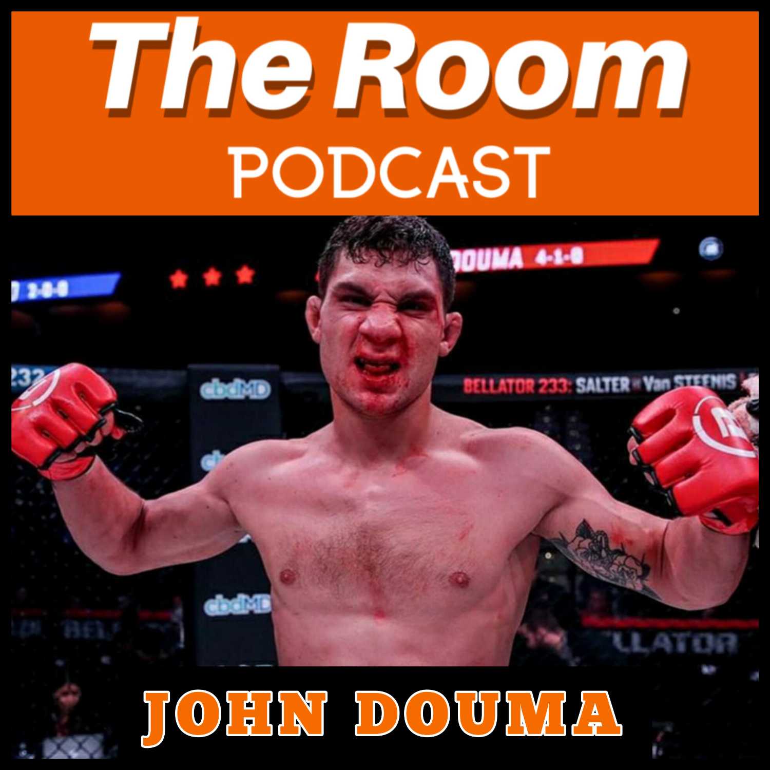 The Room Podcast welcomes John Douma from Tri-Force MMA talking New England MMA episode artwork