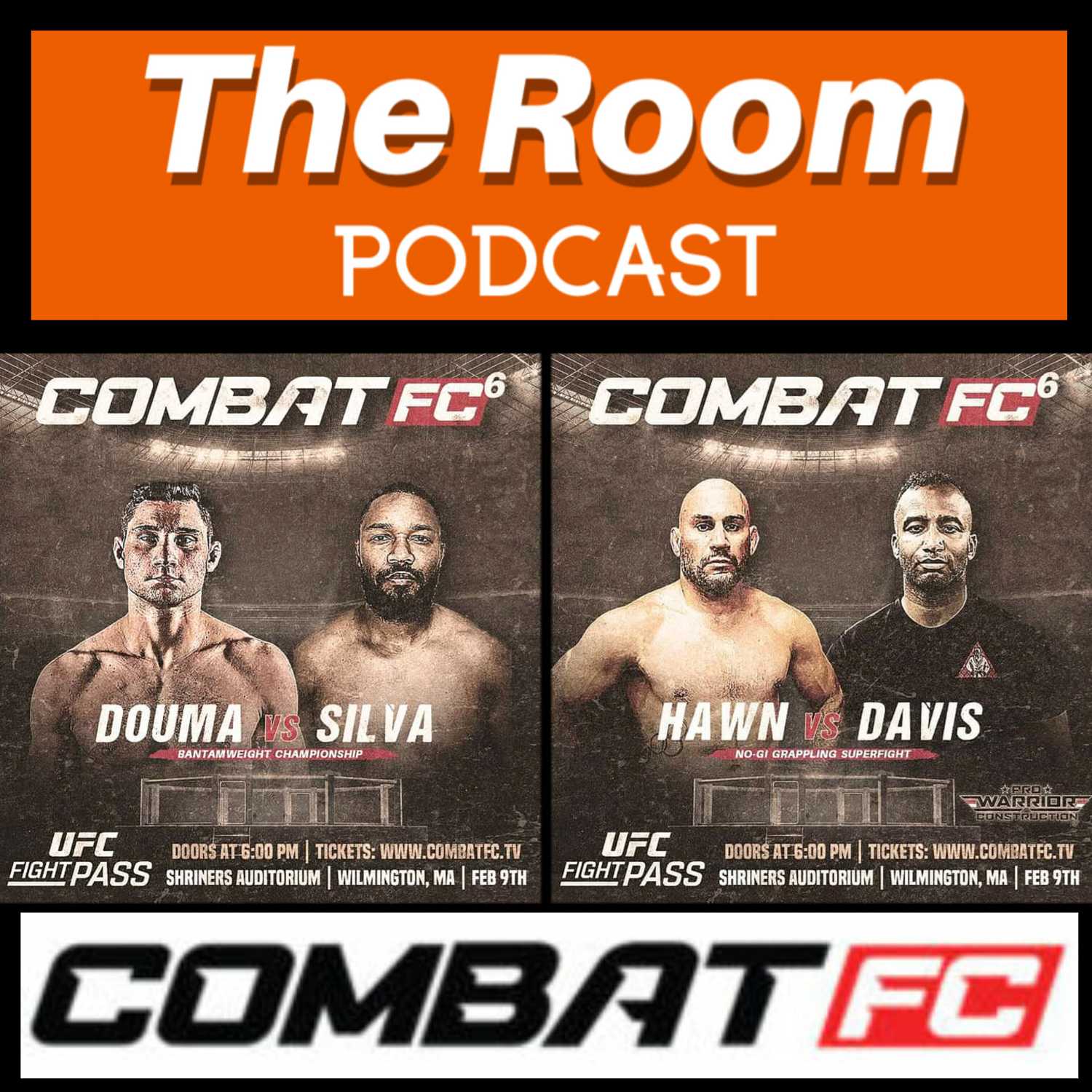 The Room Podcast - John Douma & Leon Davis from Tri-Force MMA join us to talk Combat FC 6 episode artwork