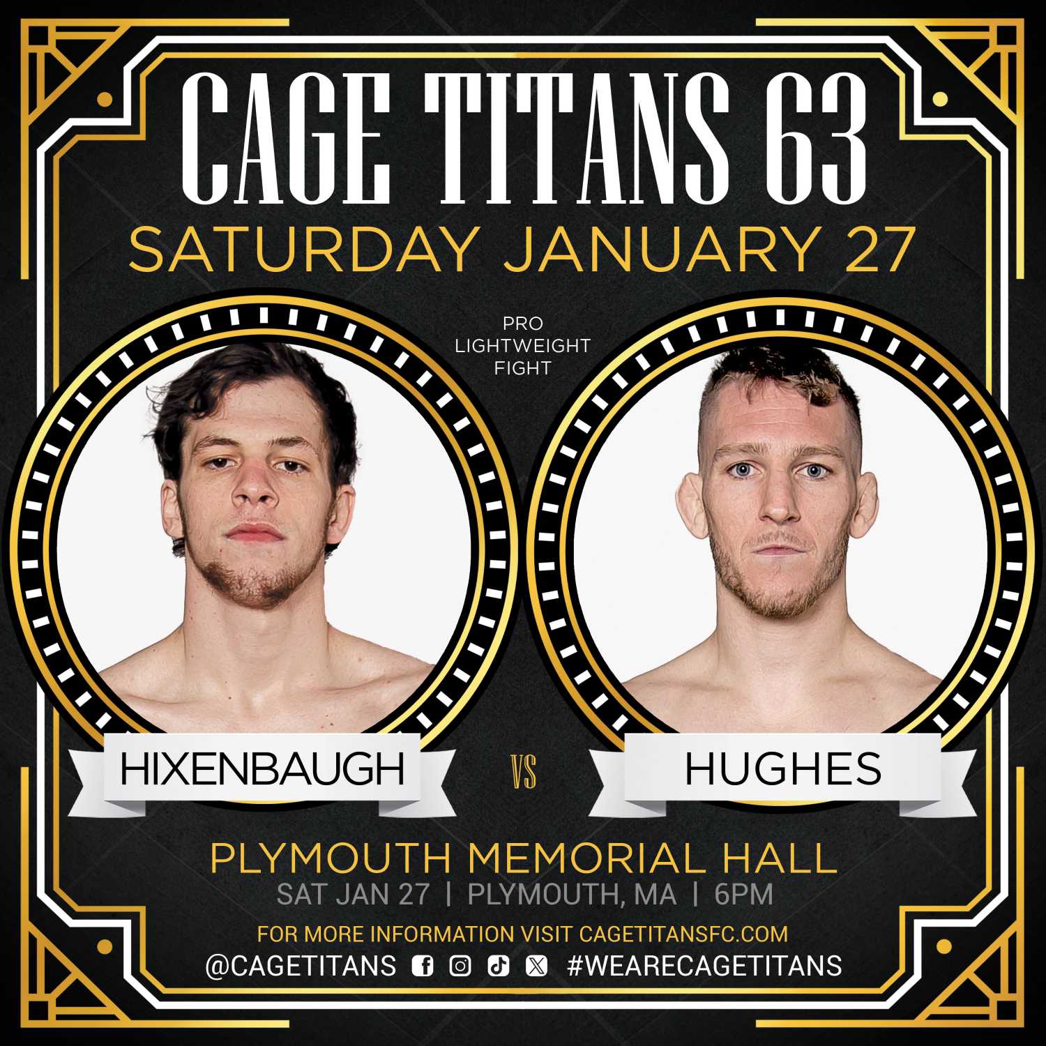 Jake "Hitman" Hixenbaugh Talks Chocking Hughes Unconscious at Cage Titans 63 episode artwork