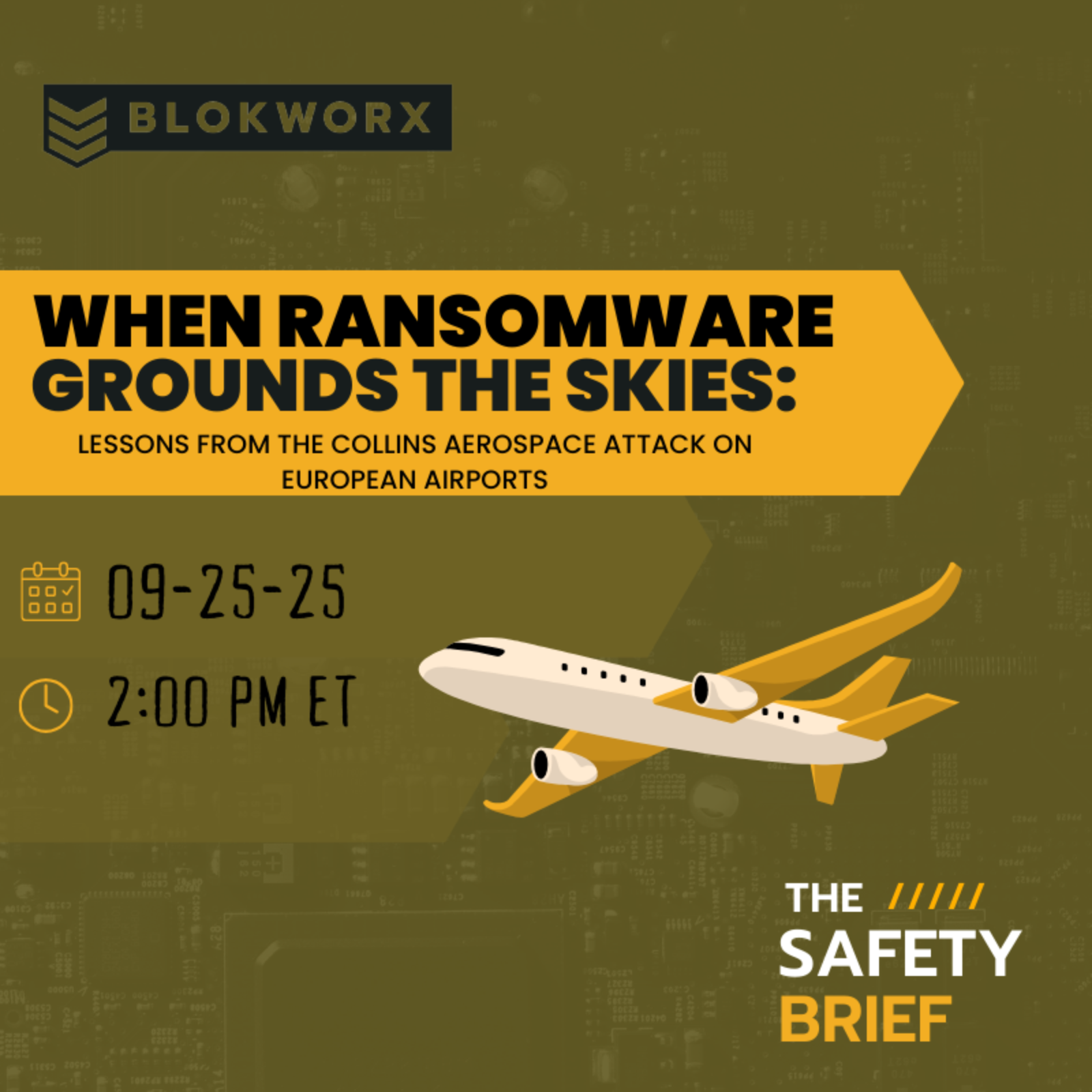 When Ransomware Grounds the Skies: Lessons from the Collins Aerospace Attack on European Airports