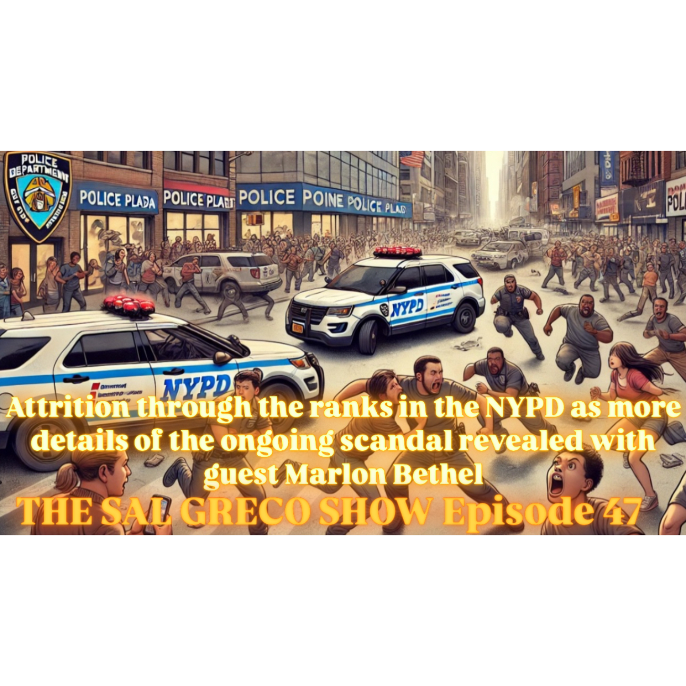 Attrition through the NYPD ranks, more details in ongoing scandal with guest Marlon Bethel | Ep. 47 episode artwork