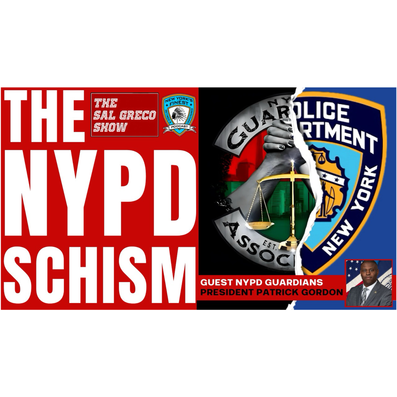 A NY State Of Mind with guest NYPD Guardians President Patrick Gordon| Ep. 123 episode artwork