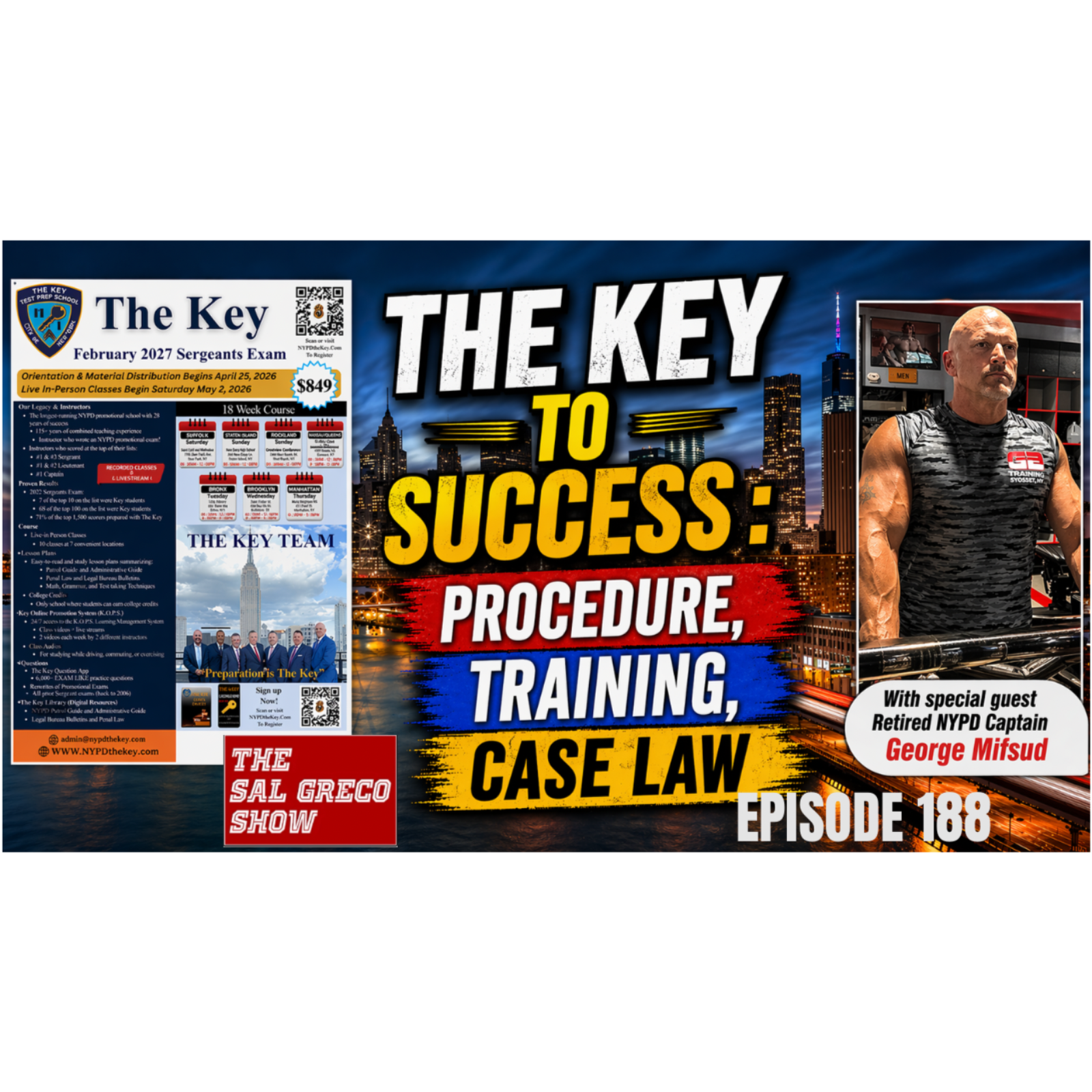The Key To Success : Procedure, Training, Case Law | Episode 188 episode artwork