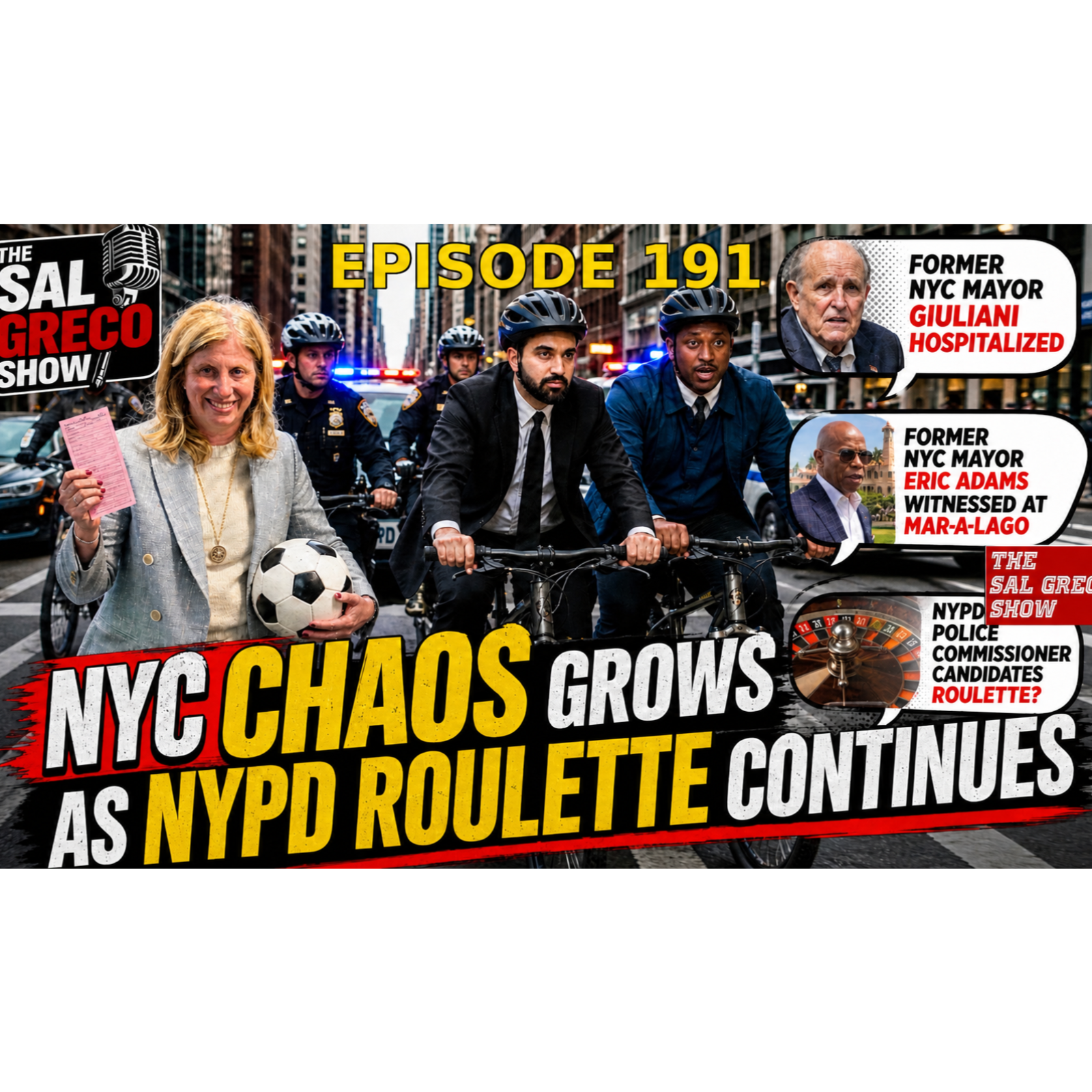 NYC Chaos Grows As NYPD Roulette Continues | Episode 191 episode artwork