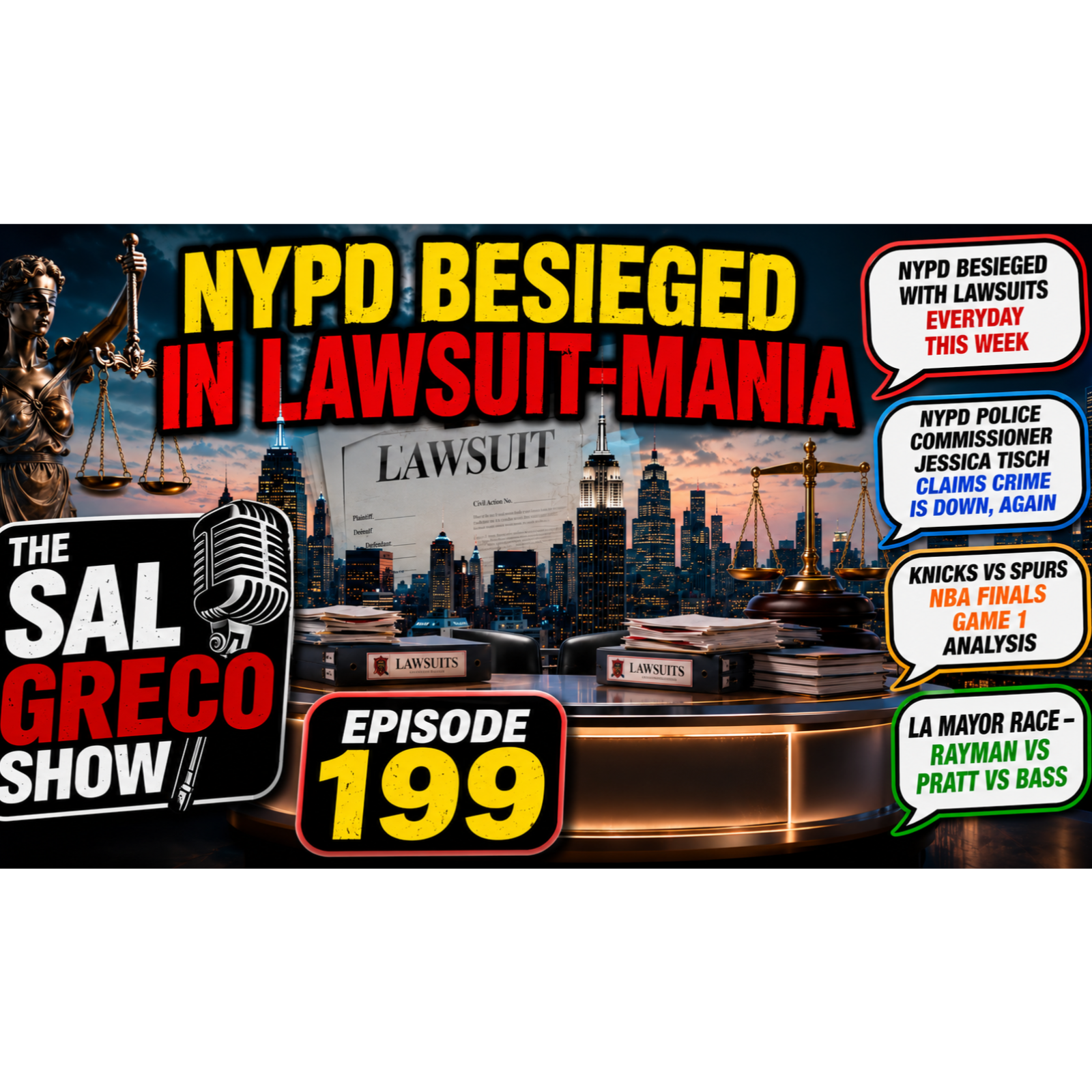 NYPD BESIEGED IN LAWSUIT-MANIA | Episode 199 episode artwork