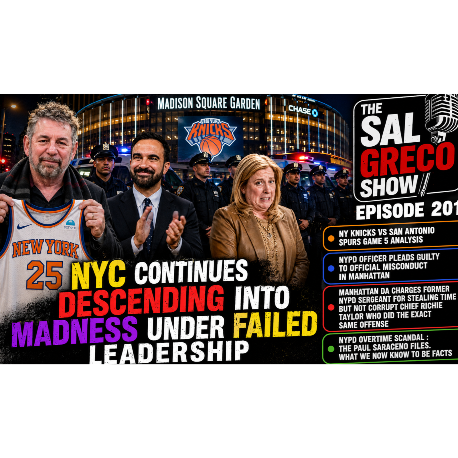 NYC CONTINUES DESCENDING INTO MADNESS UNDER FAILED LEADERSHIP | Episode 201 episode artwork