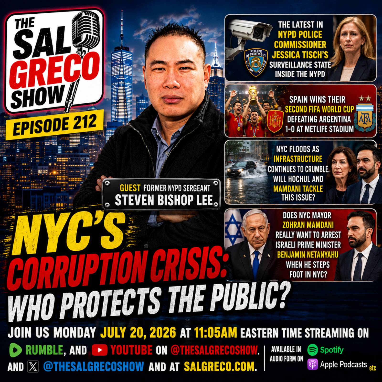NYC’S CORRUPTION CRISIS : WHO PROTECTS THE PUBLIC? | Episode 212 episode artwork
