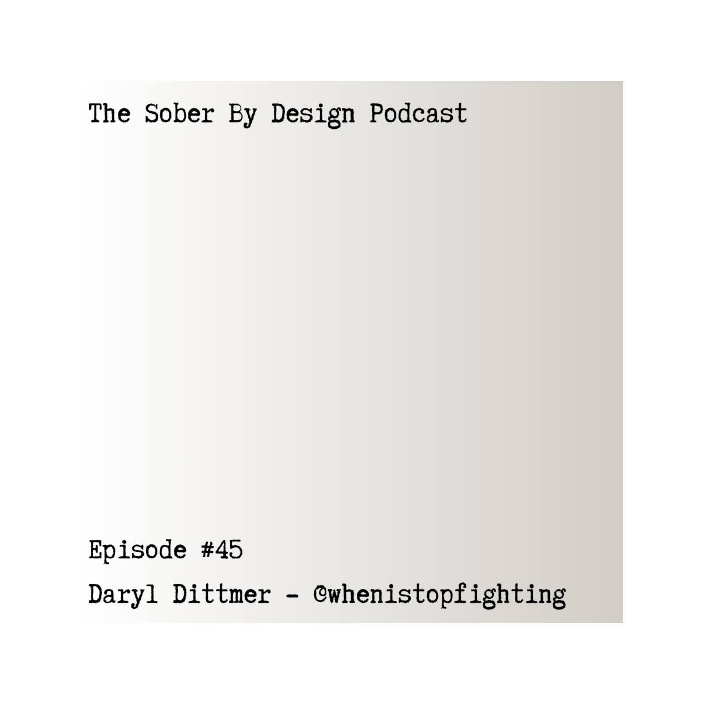 The Sober By Design Podcast