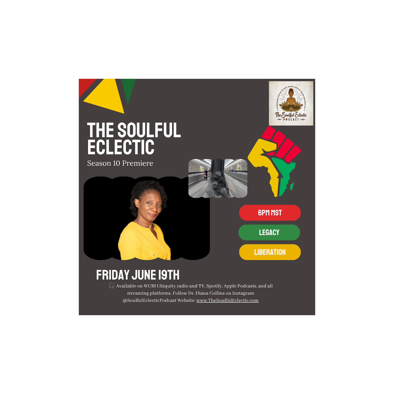 The soulful Eclectic: Legacy and Liberation with Dr. Diana Collins episode artwork