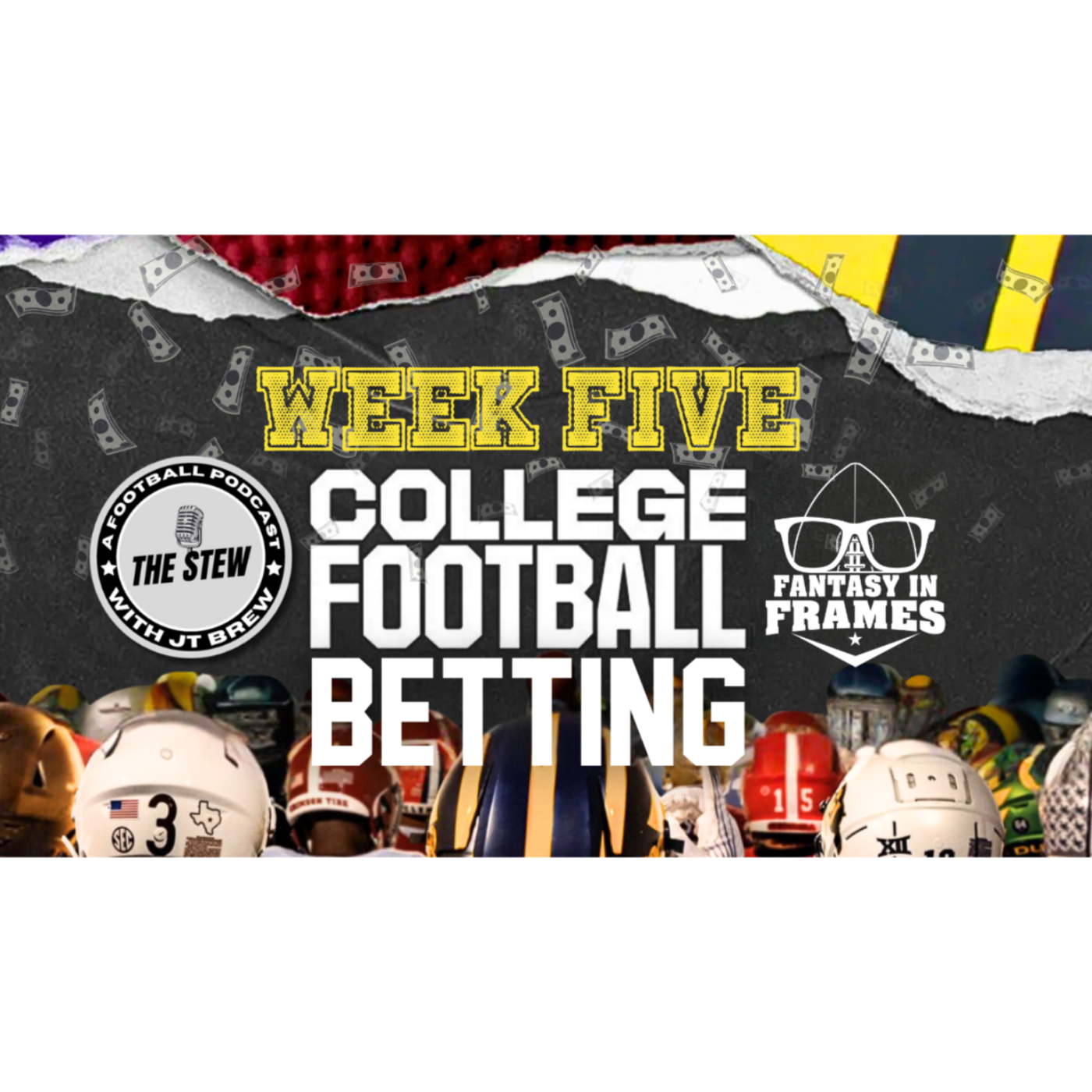 The Stew with JT Brew: College Football Betting Week 5 episode artwork