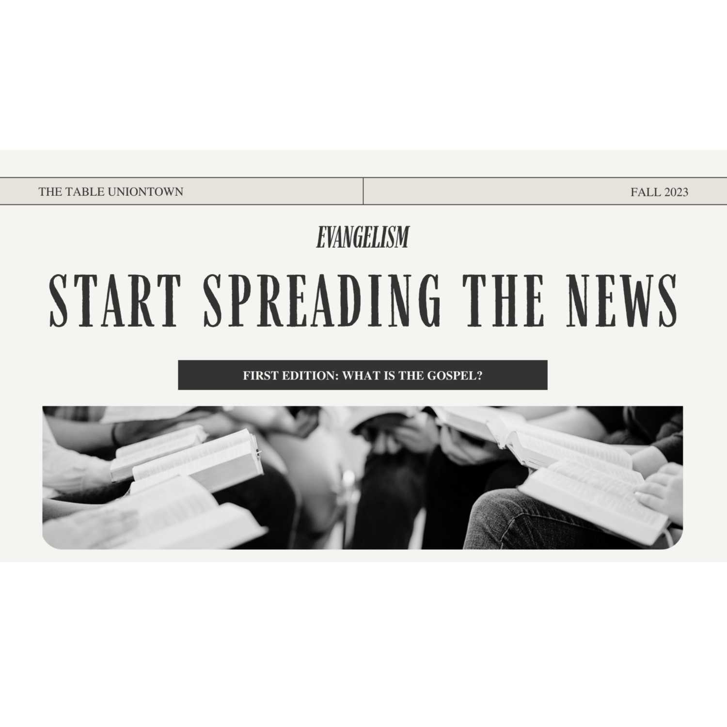 Start Spreading the News: What is the Gospel?