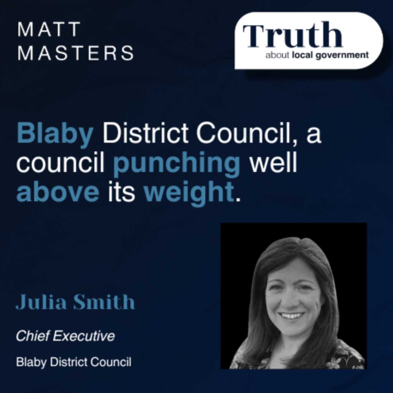Blaby District Council, a council punching well above its weight. FT Julia Smith.
