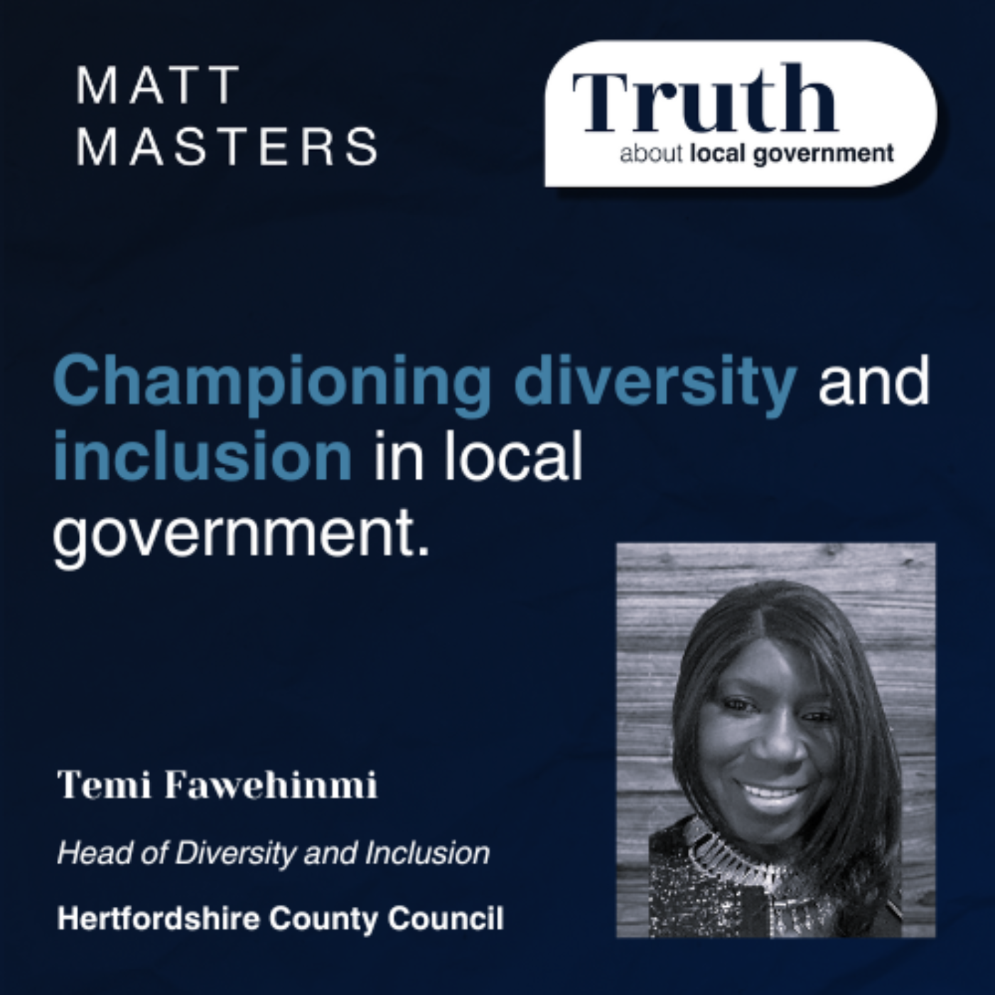 Championing diversity and inclusion in local government with Temi Fawehinmi 