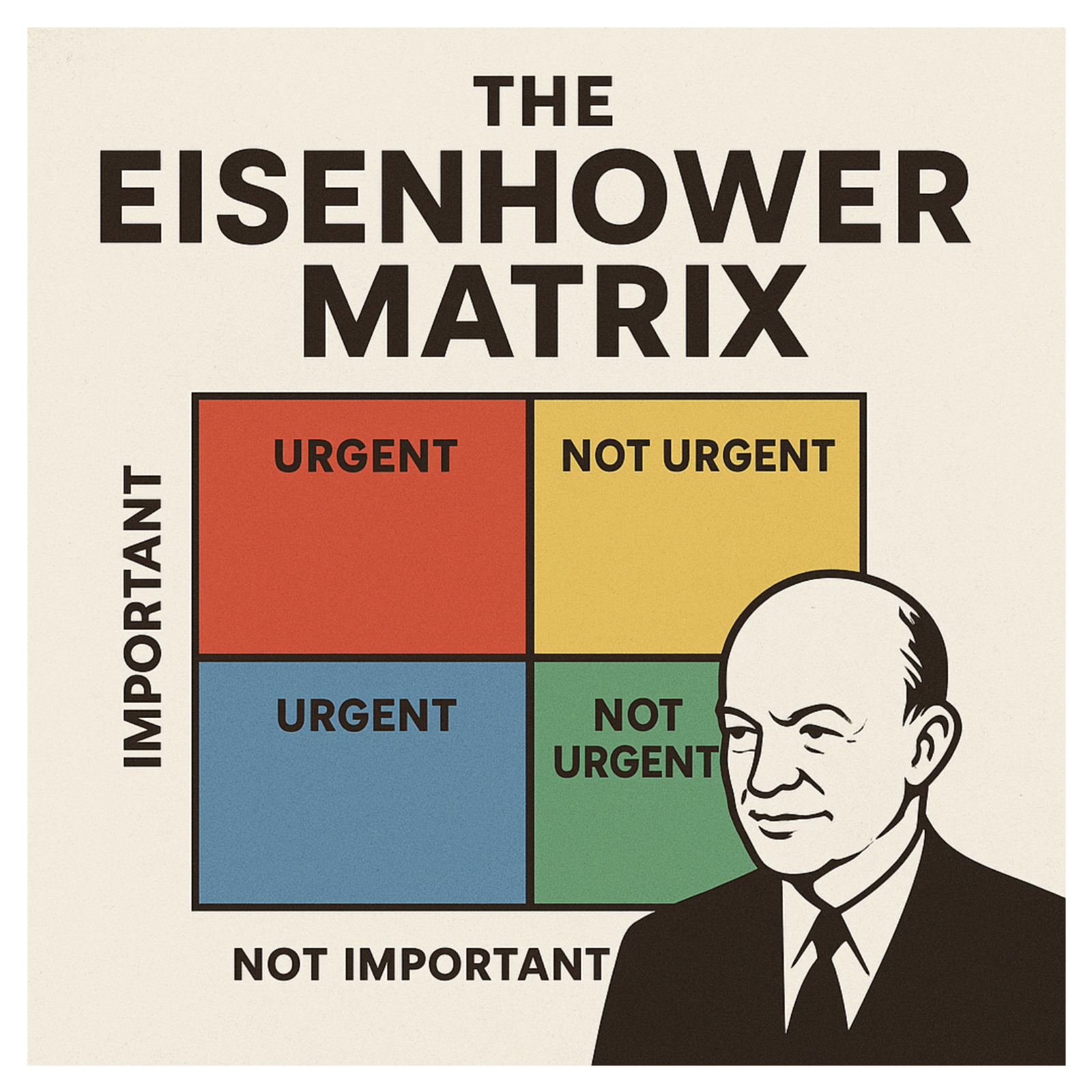 The Eisenhower Matrix — Mastering Time, Decision & Direction