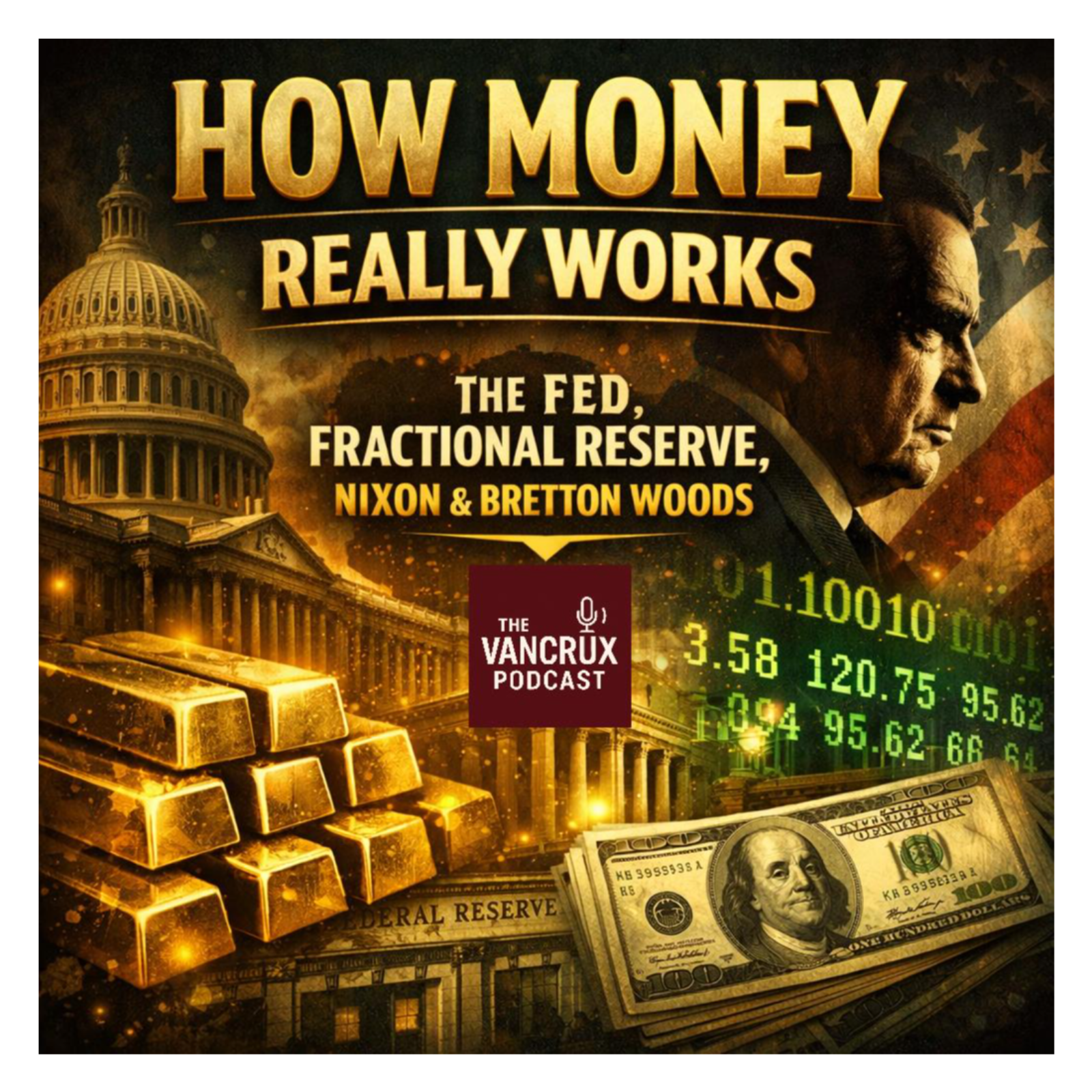 How money really works - The Fed, Fractional Reserve, Nixon and Bretton Woods 