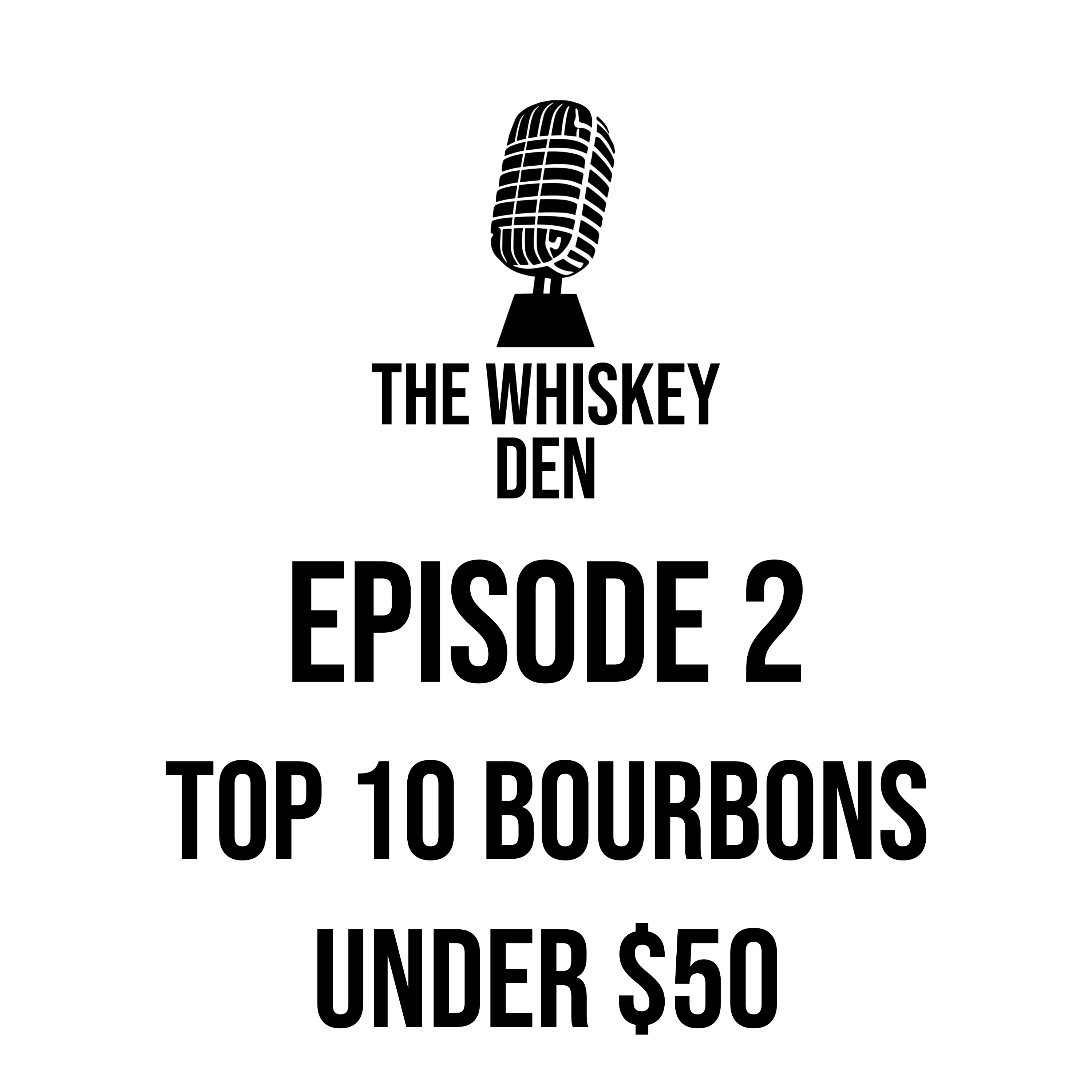 Episode 2 - Top 10 Bourbons Under $50 episode artwork