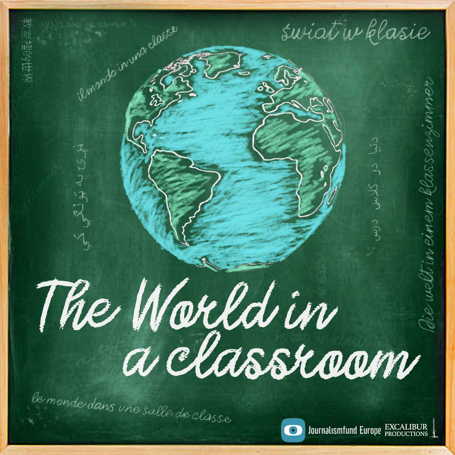 The world in a classroom podcast artwork