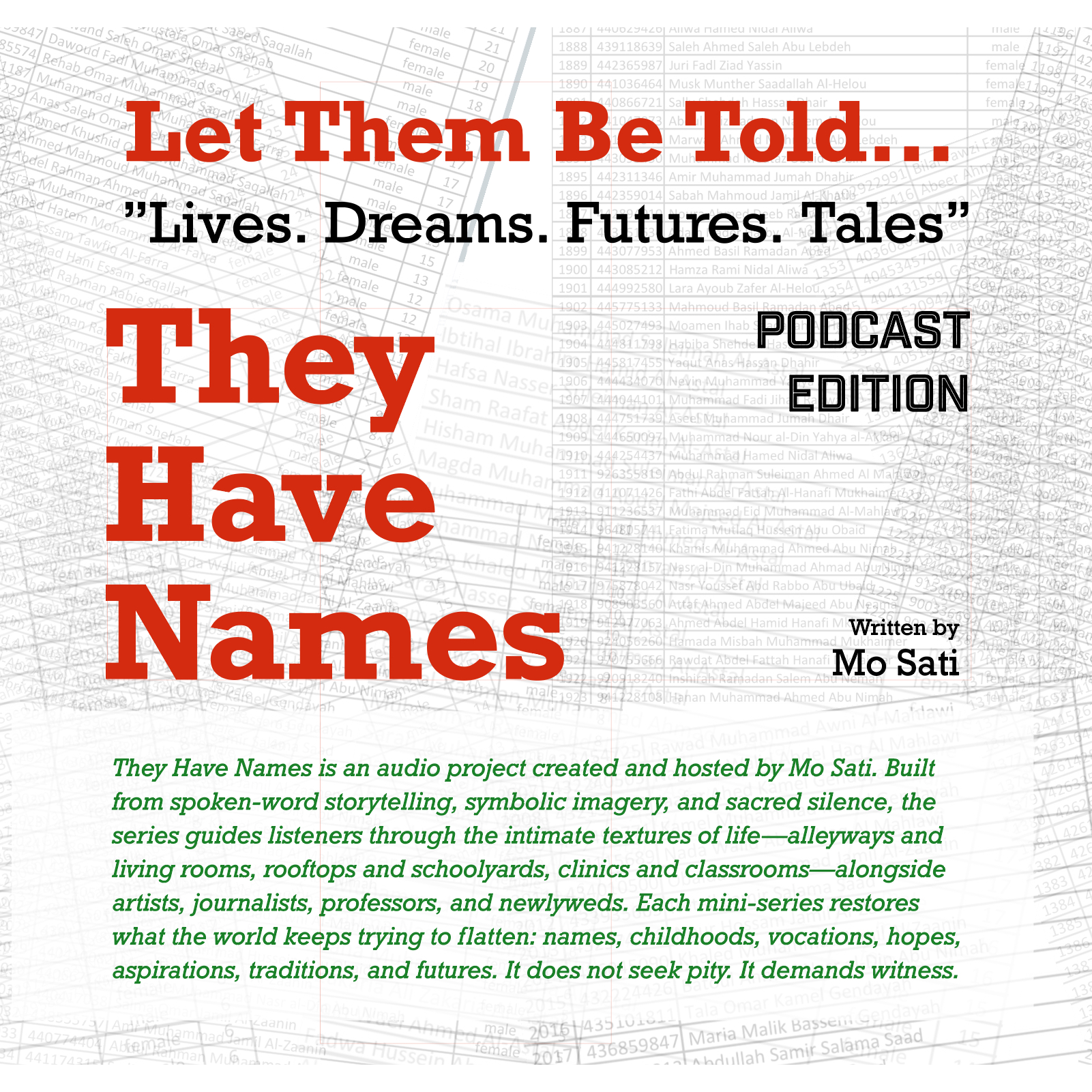 They Have Names cover art