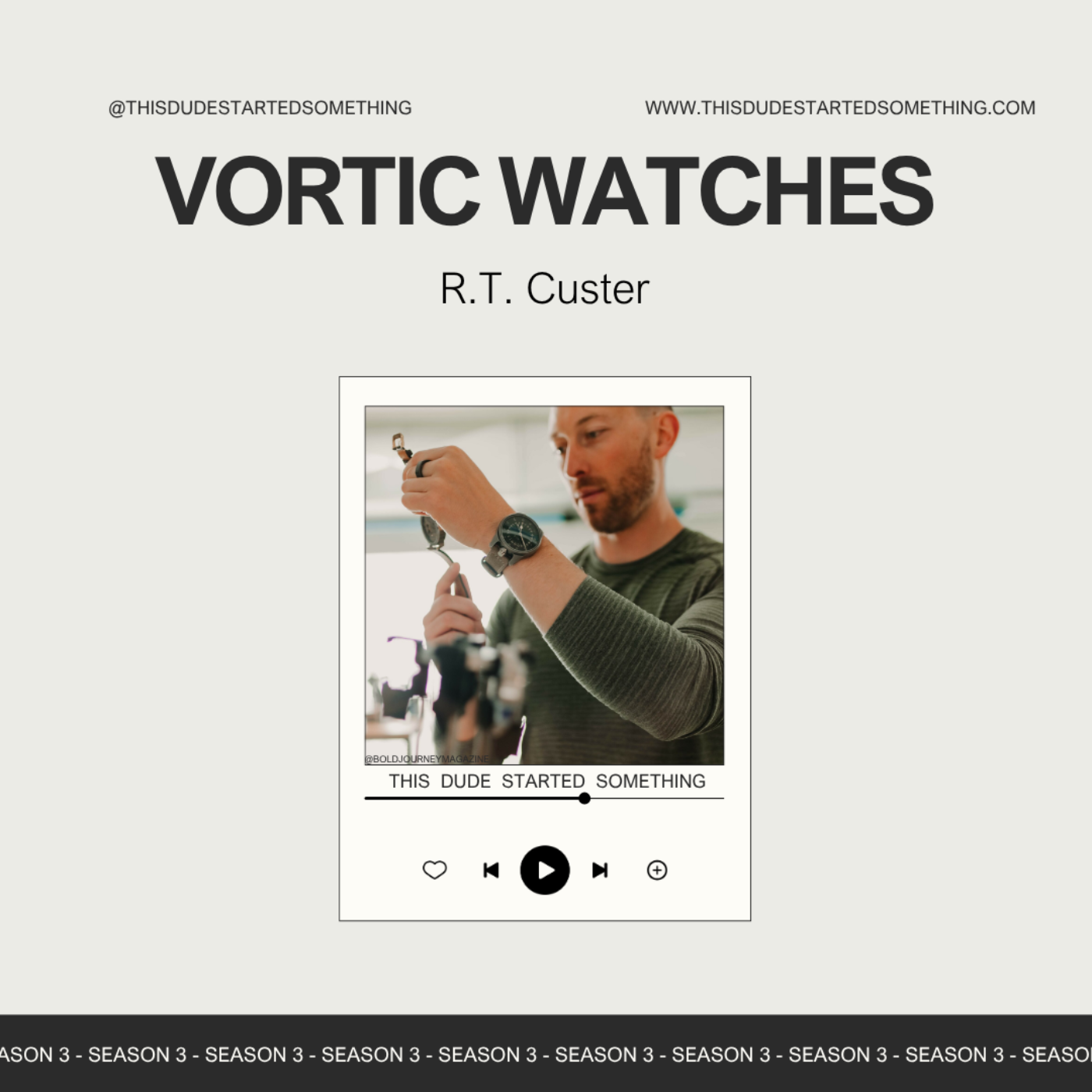S3.Ep2 – How Pocket Watches Built One of the Coolest 7-Figure Brands in America w/ RT Custer