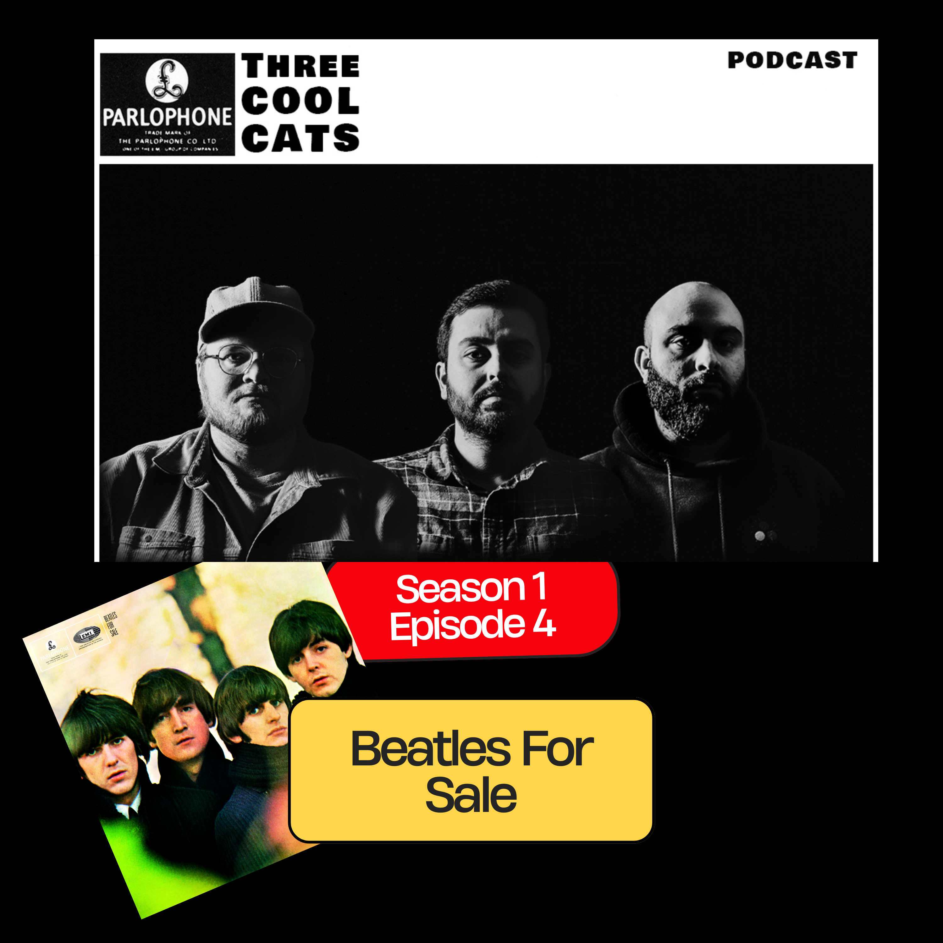 Three Cool Cats | Beatles For Sale (1964) episode artwork