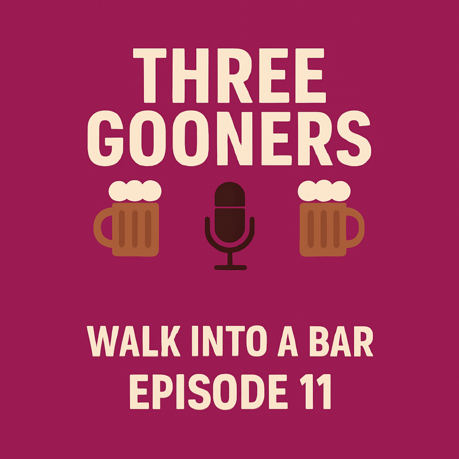 Three Gooners walk into a bar