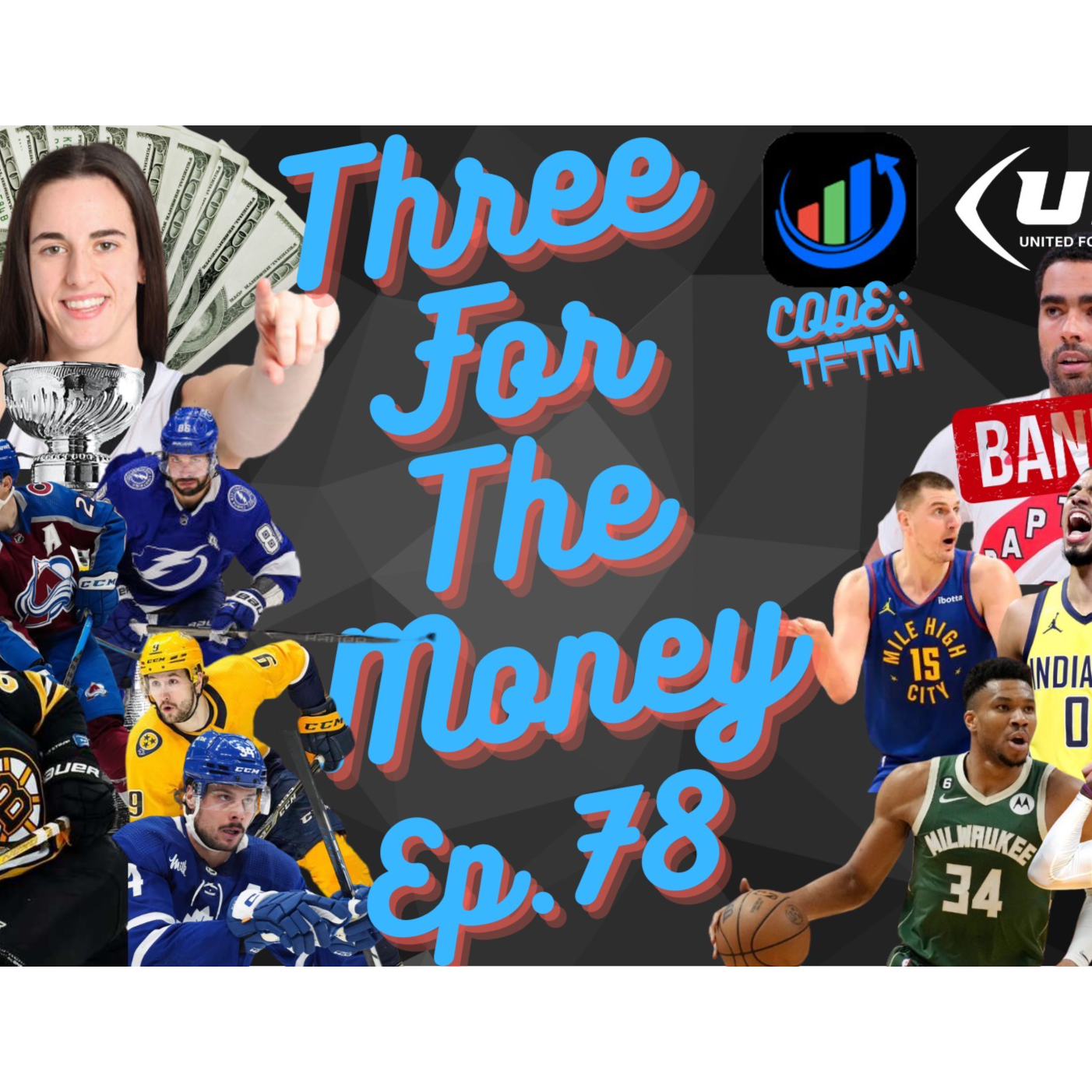 NBA and NHL Playoff Previews, Caitlin Clark's Empty Wallet, King of College Hockey