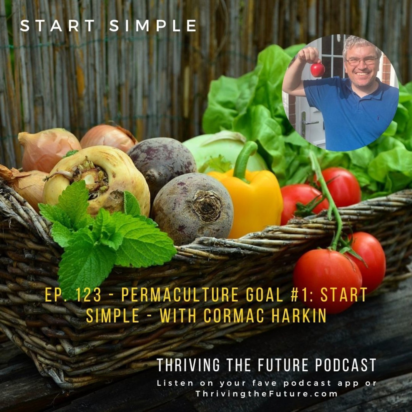 Ep. 123 - Permaculture Goal #1: Start Simple - with Cormac Harkin