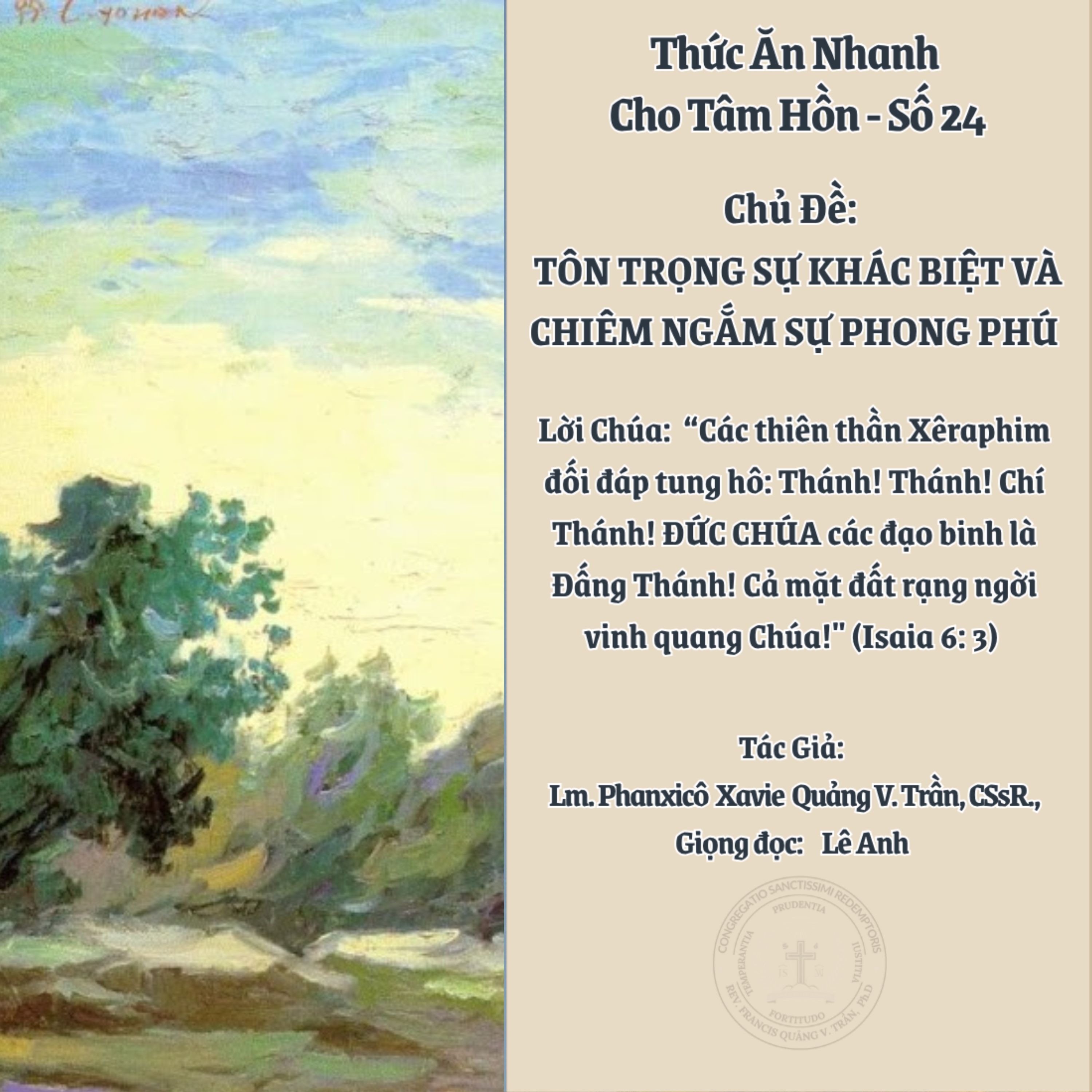 Thức Ăn Nhanh Cho Tâm Hồn