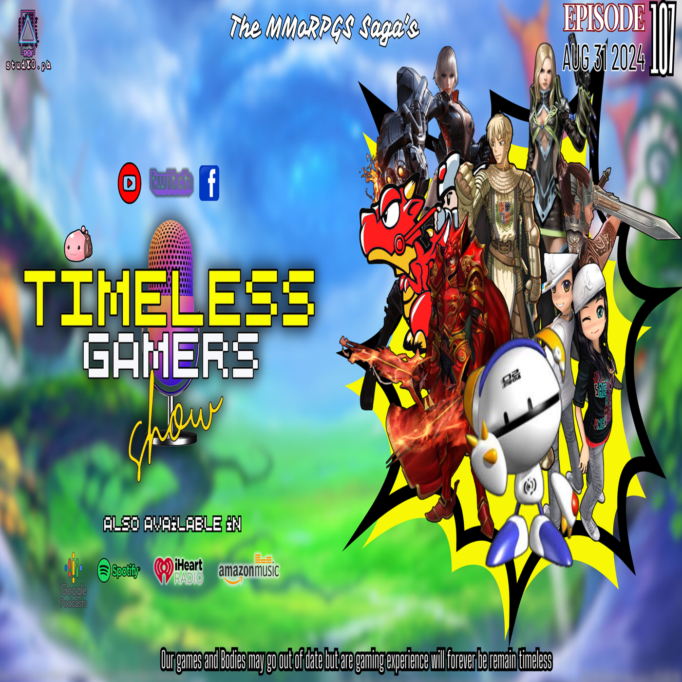 Singling out the MMORPGs (Filipino-English Audio)- Timeless Gamers Show episode 107