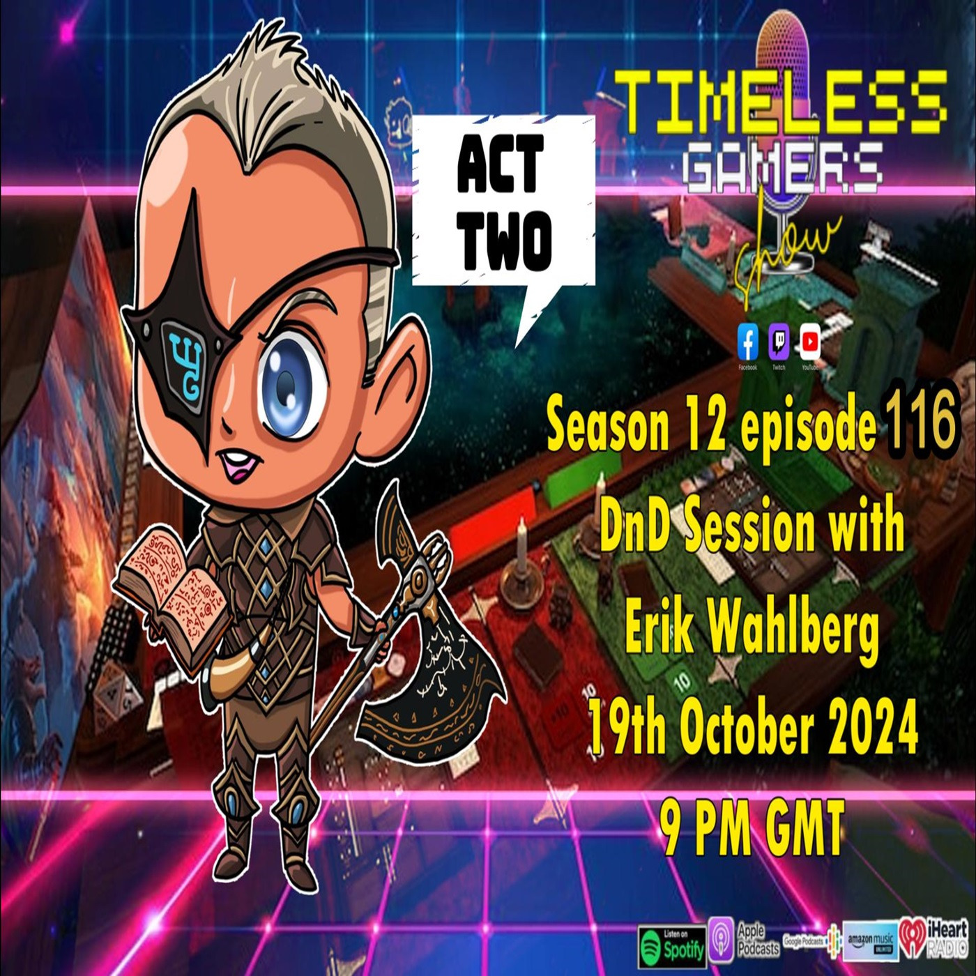 Dungeons and Dragons Act 2 : That's How We Roll - Timeless Gamers Show episode 116
