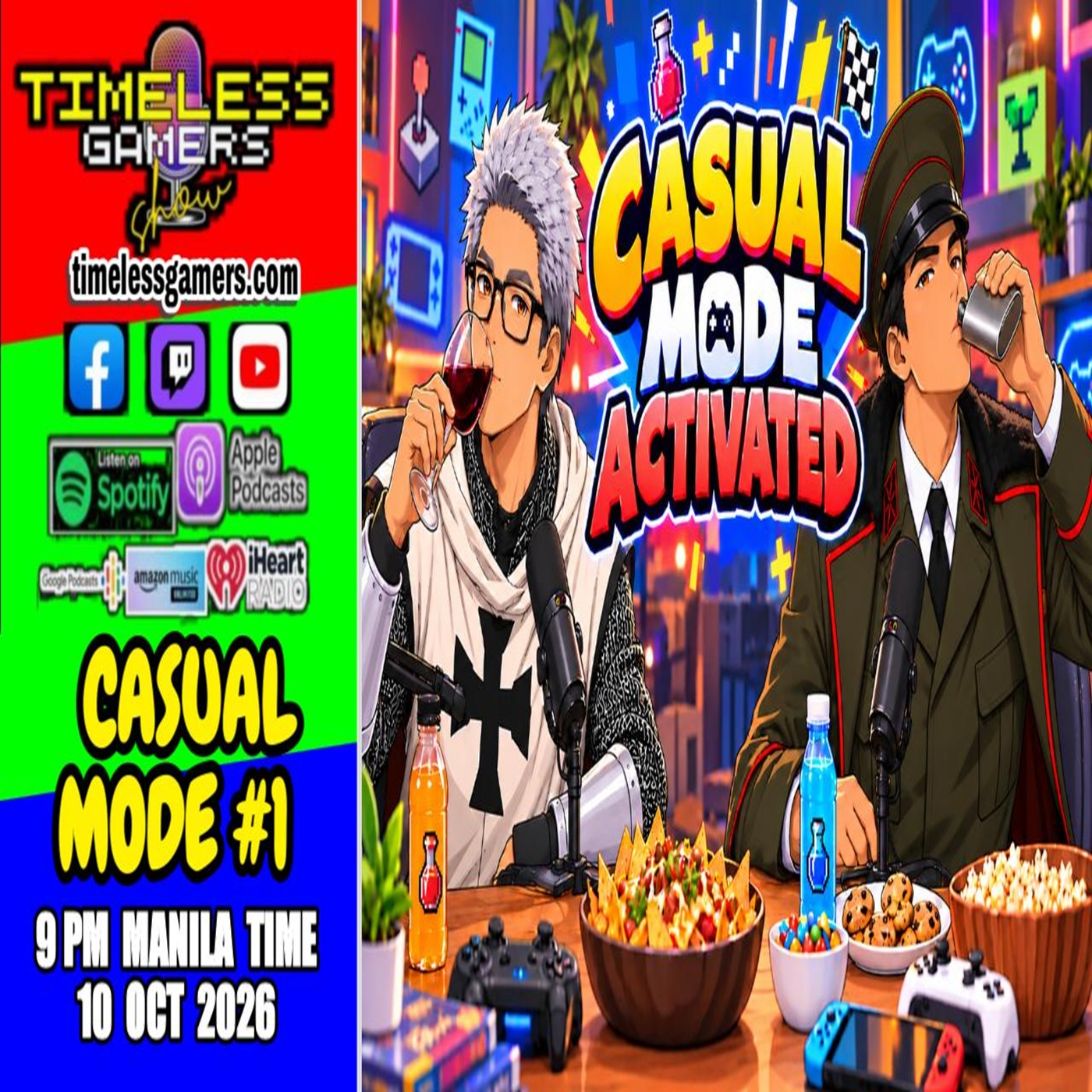 CASUAL MODE part 1 - Timeless Gamers Show episode 188