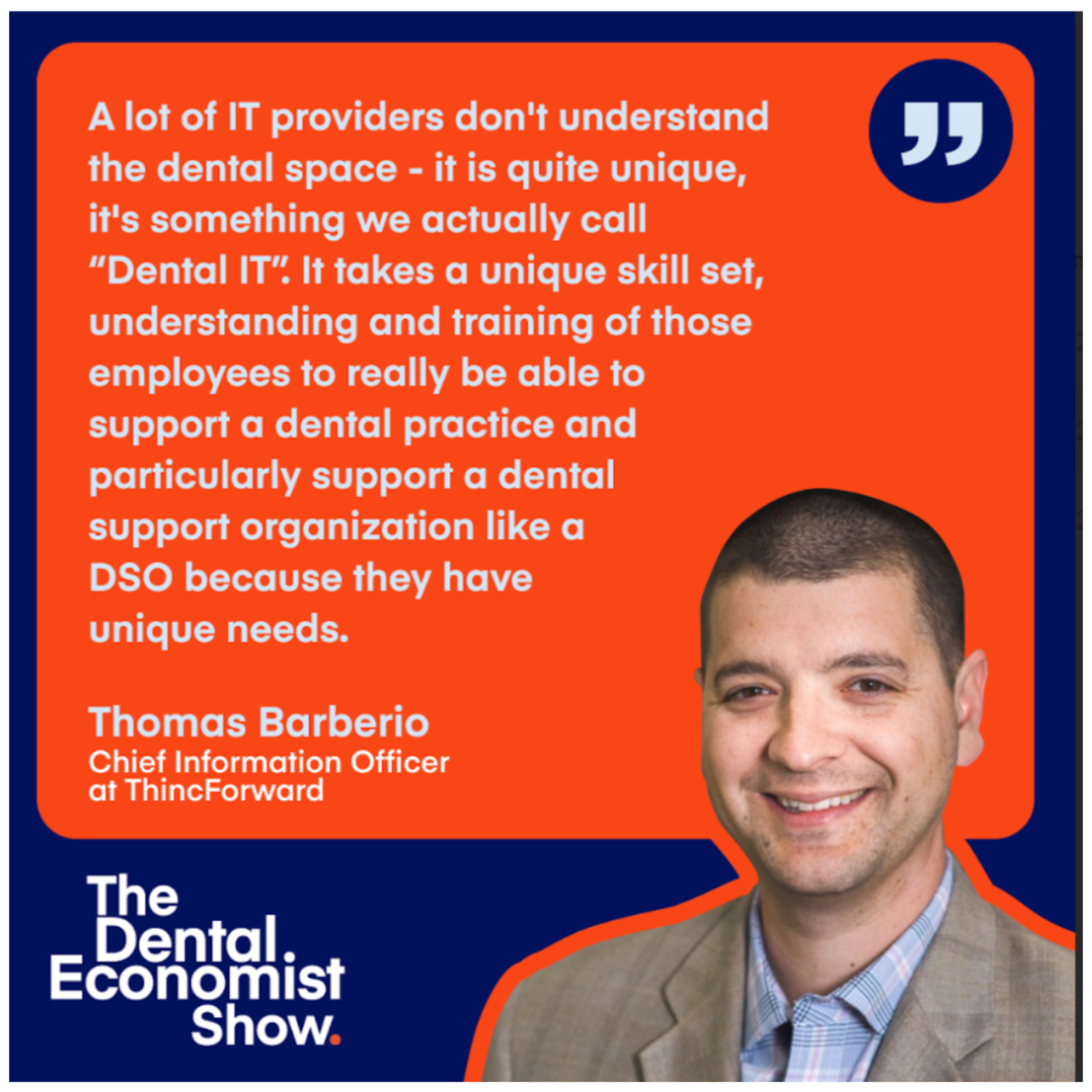 Tom Barberio on Why 70% of Dental Practices Are at Risk & What to Do About It podcast artwork