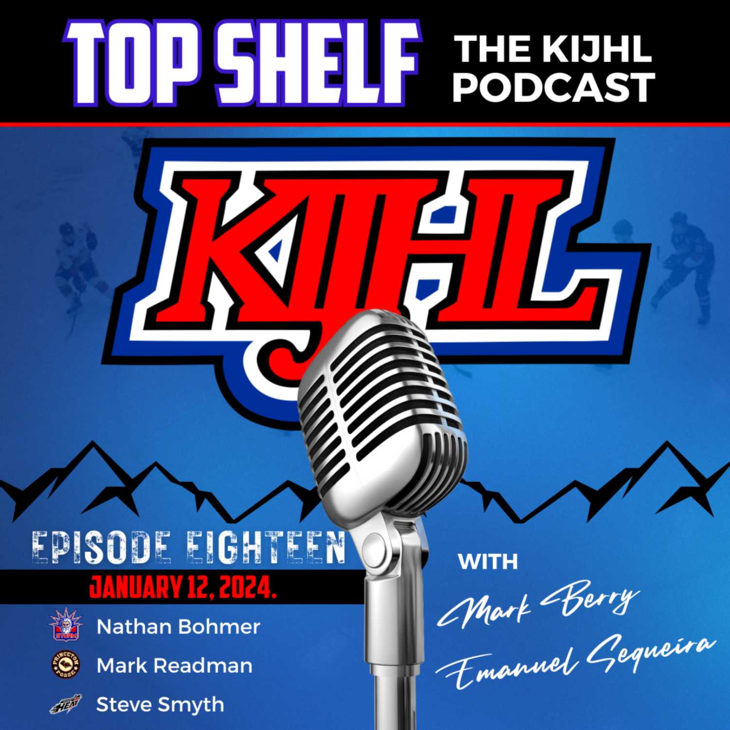 Top Shelf: The KIJHL Podcast - S2 E18 - January 12 - Bohmer - Readman - Smyth