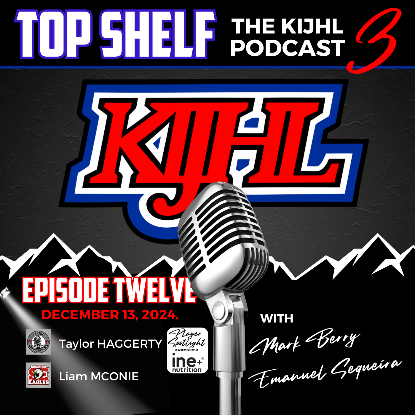 Top Shelf: The KIJHL Podcast - S3 E12 - December 13 - Haggerty - McOnie