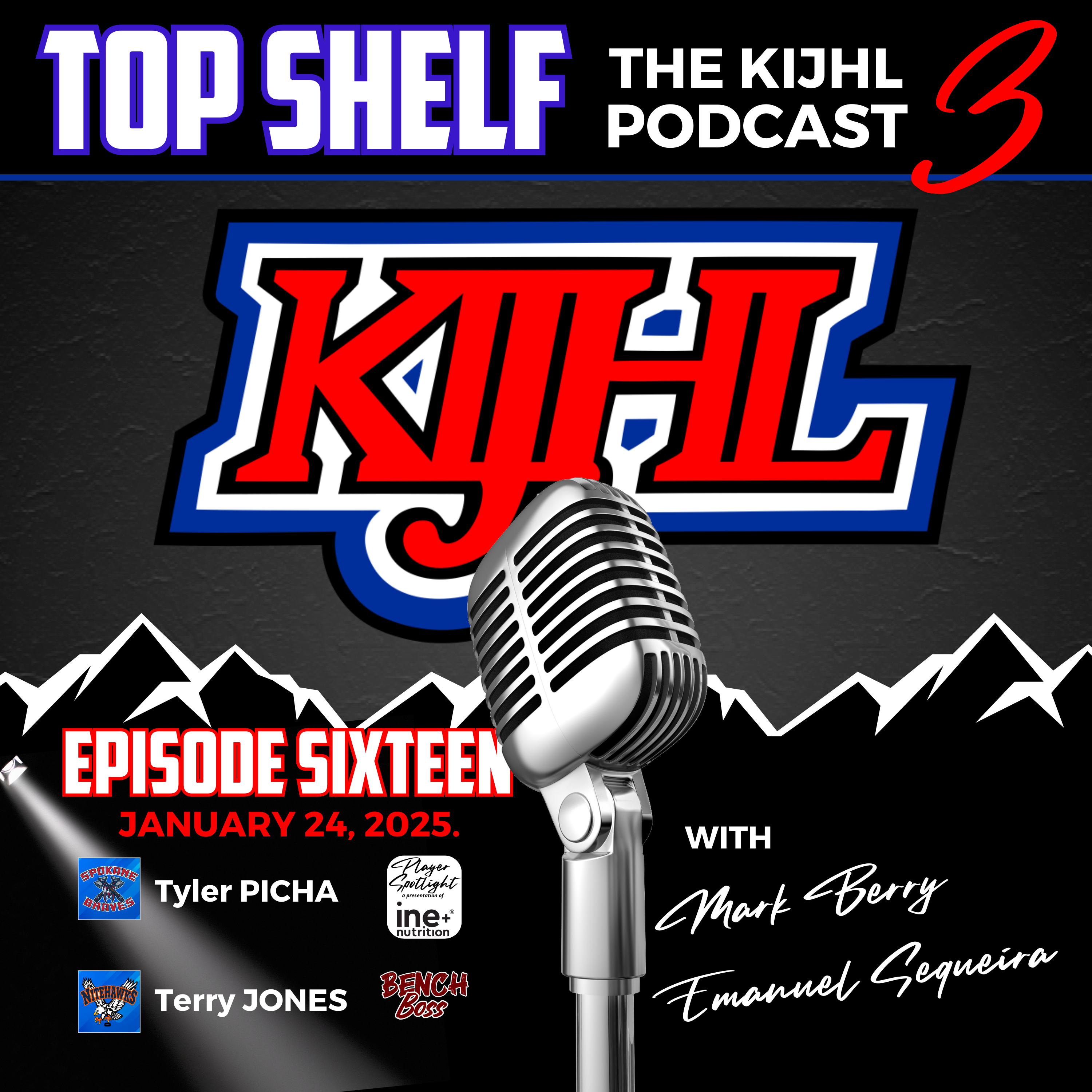 Top Shelf: The KIJHL Podcast - S3 E16 - January 24 - Picha - Jones