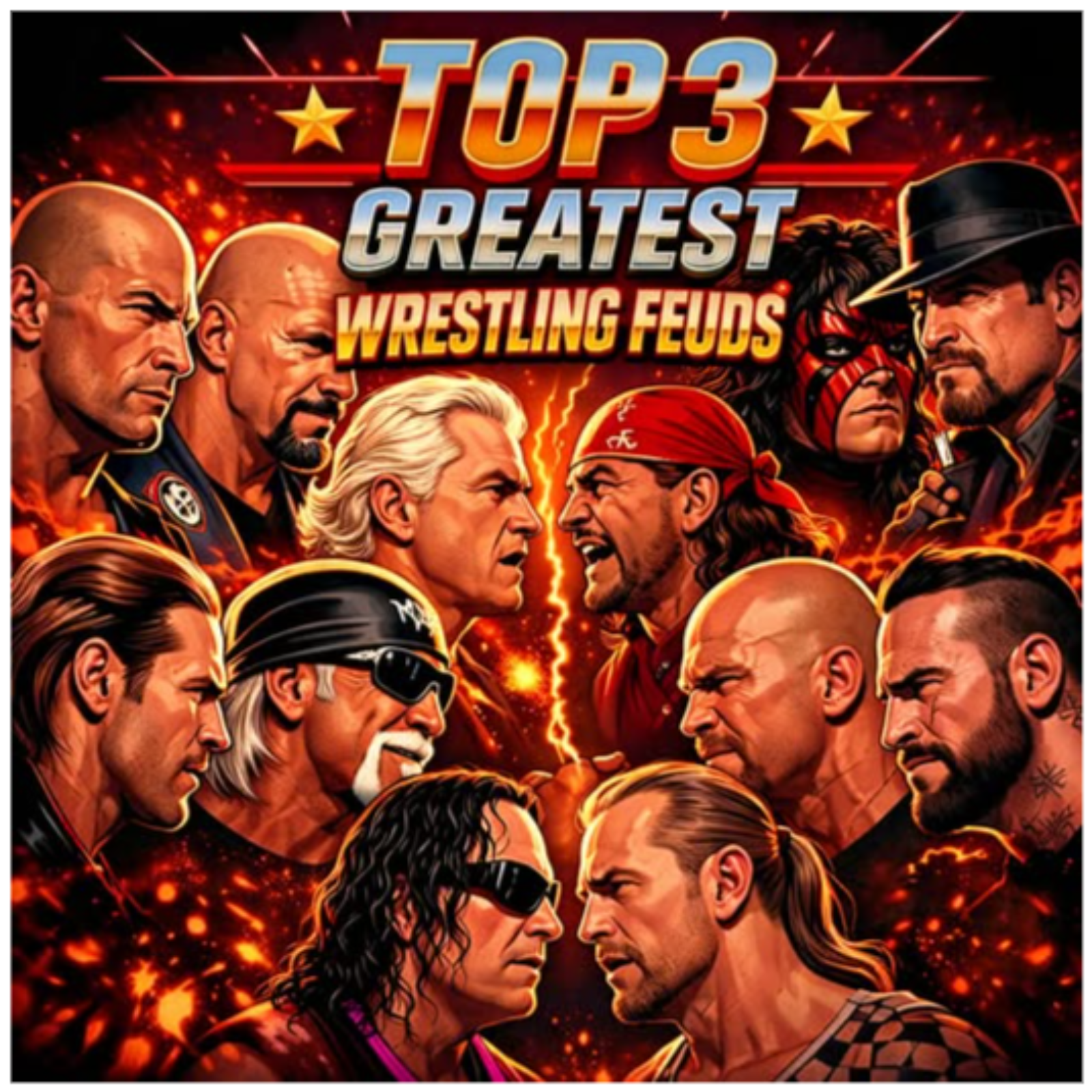TTP 42 Greatest Wrestling Rivalries! episode artwork