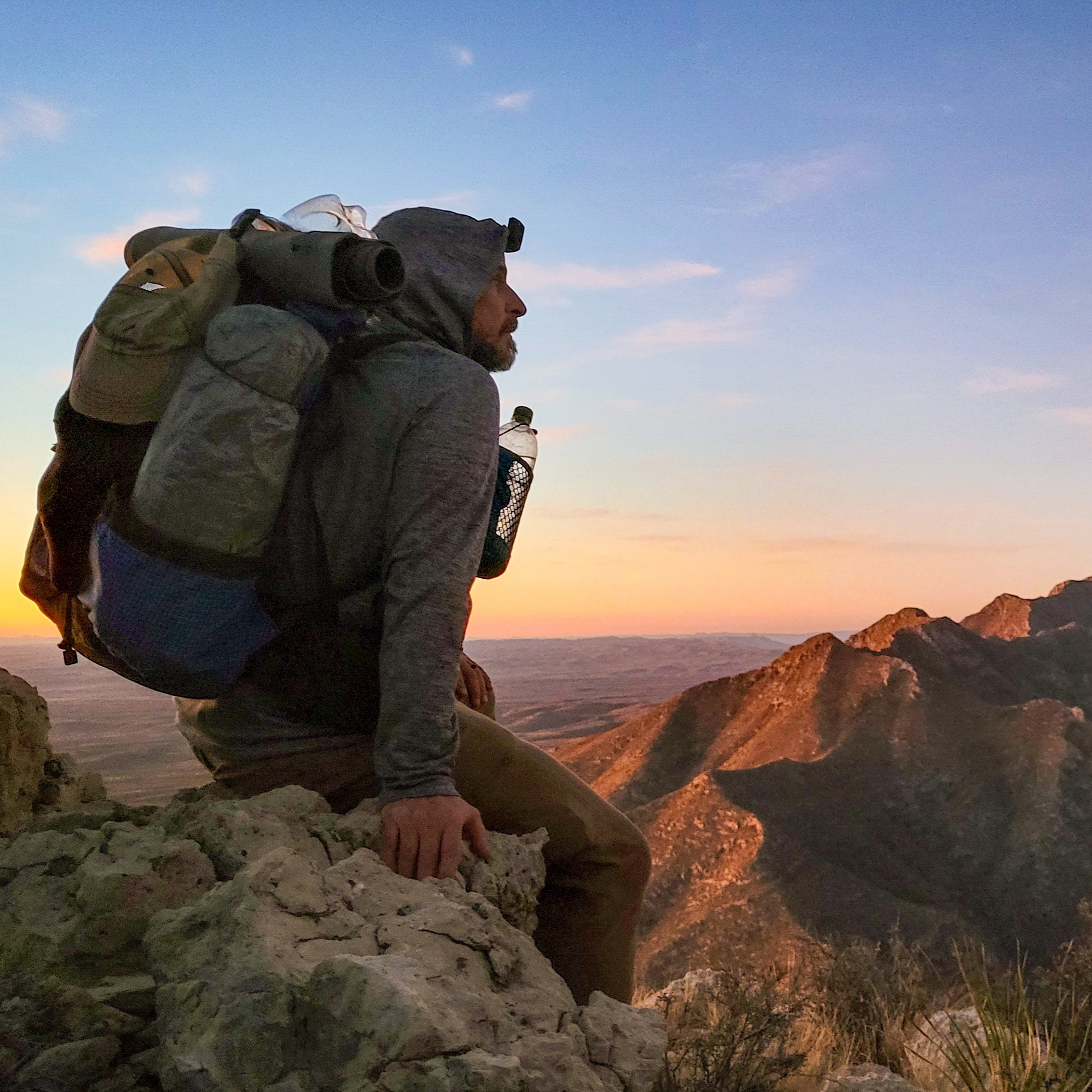 Todd and I (Guadalupe Ridge Trail Trip Report pt 1)
