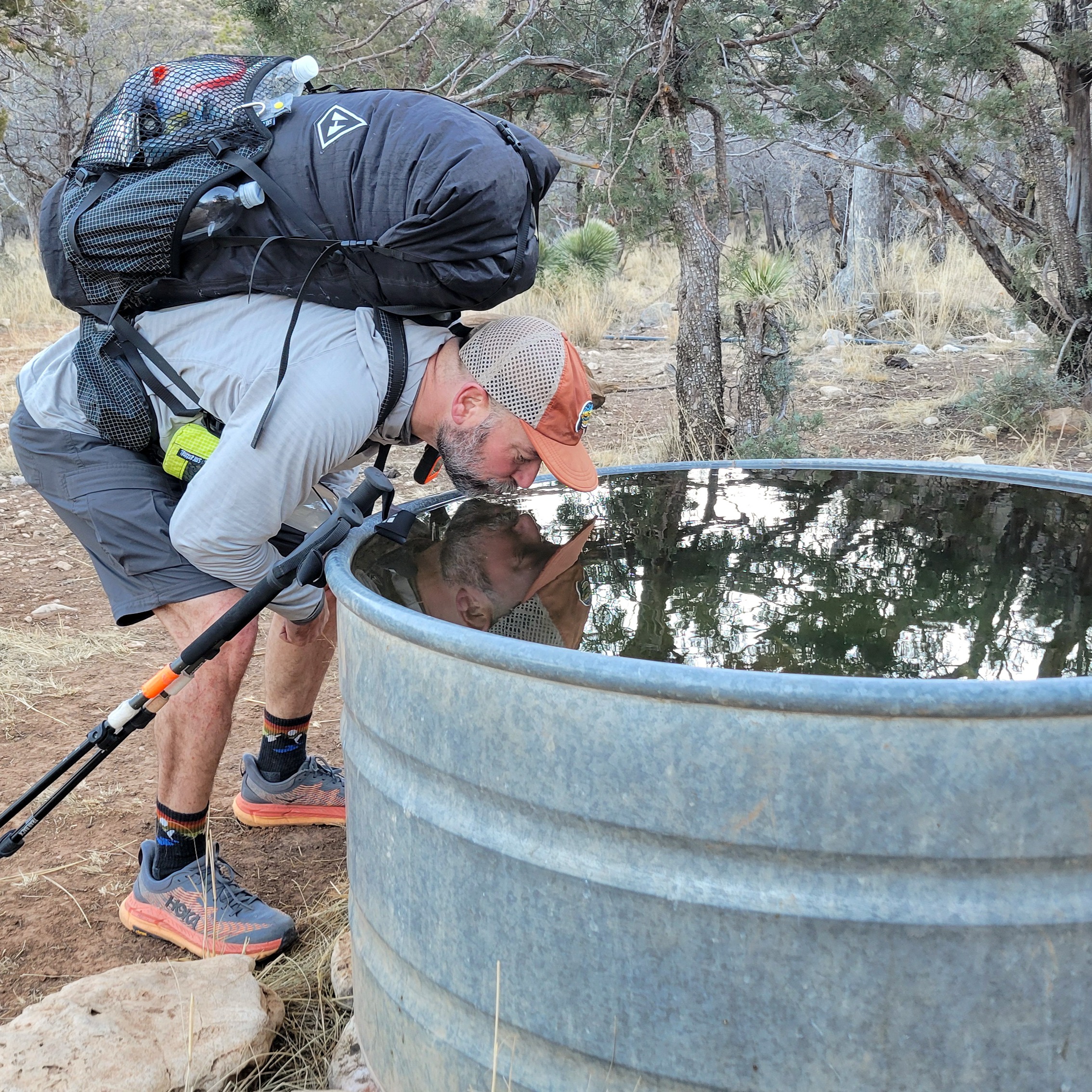 Todd and I (Guadalupe Ridge Trail Trip Report pt 3)