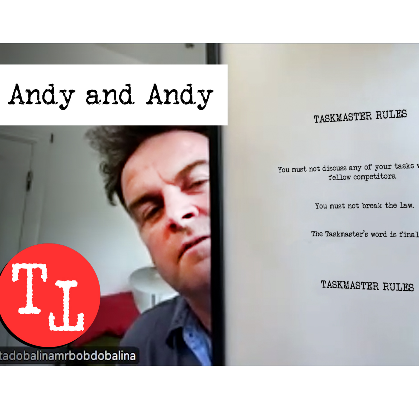 Transformative Taskmaster Ep 29 | Anything goes.  (Andy Cartwright and Andy Devonshire)