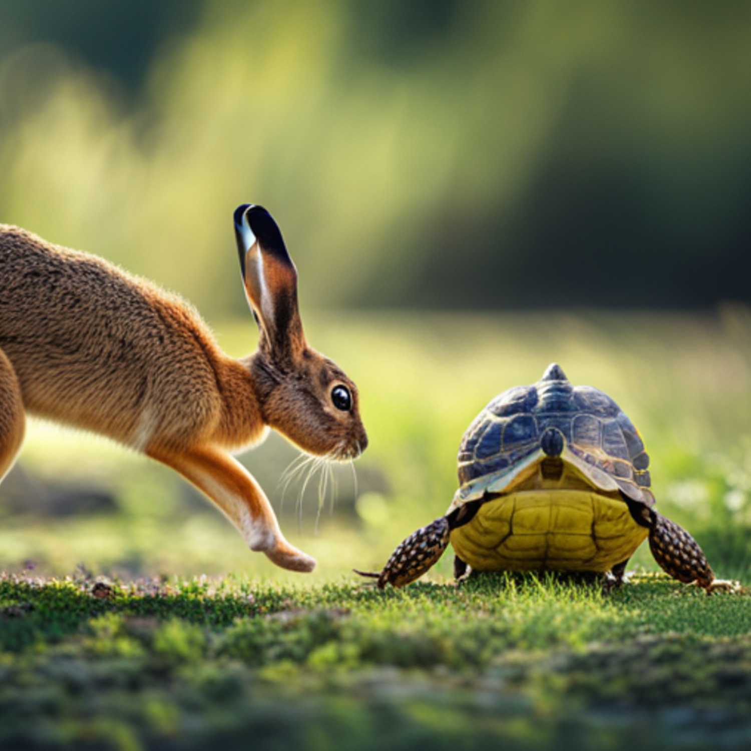 Fabel om haren & sköldpaddan cover art