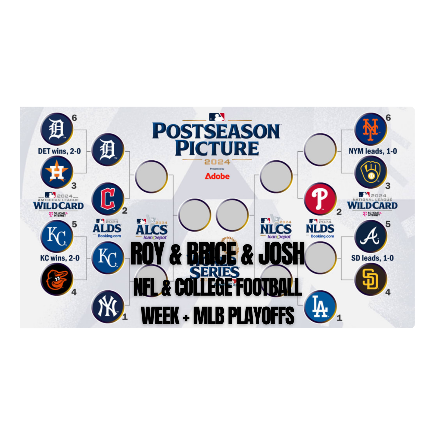 NFL & College Football + MLB Playoffs