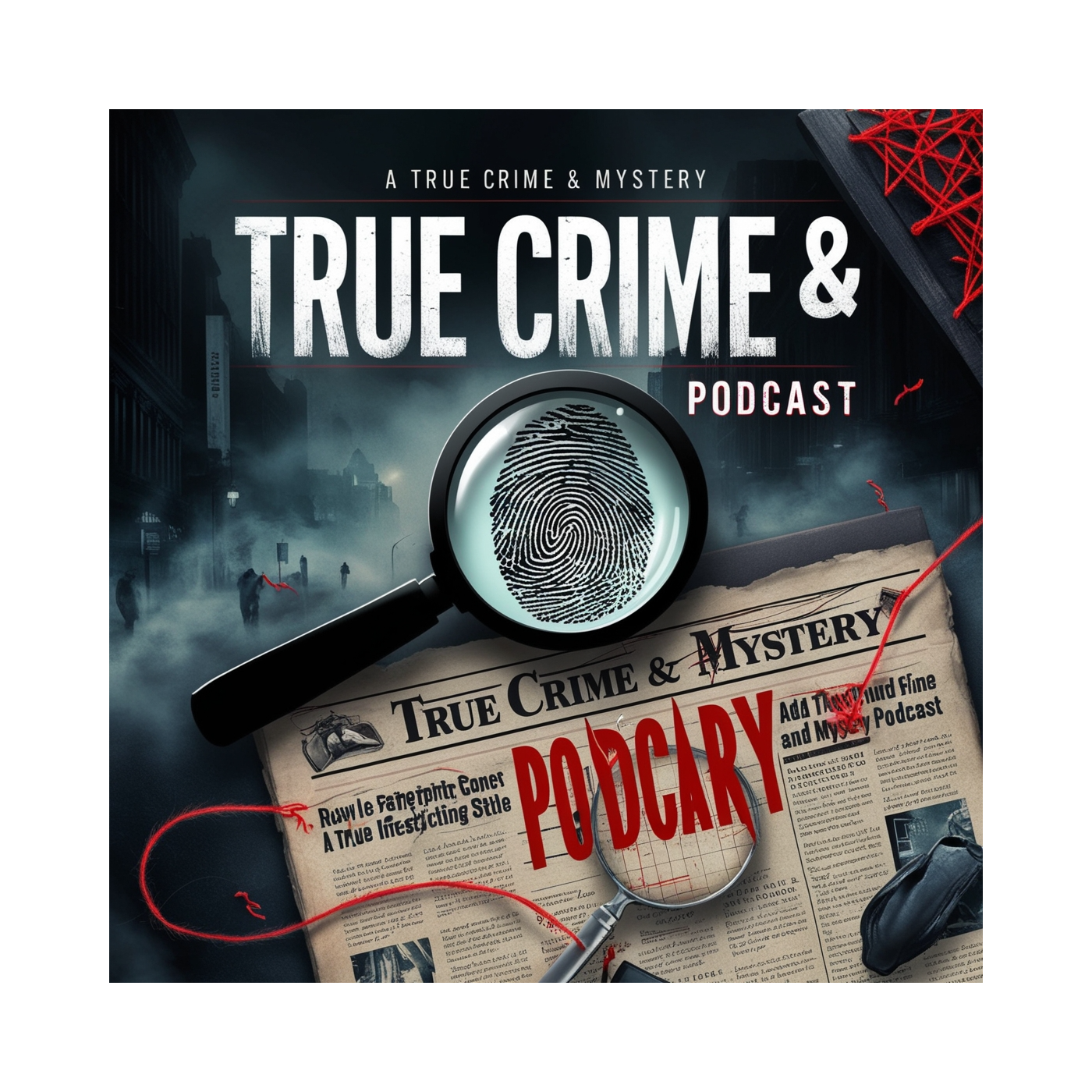 TRUE CRIME AND MYSTERY podcast artwork