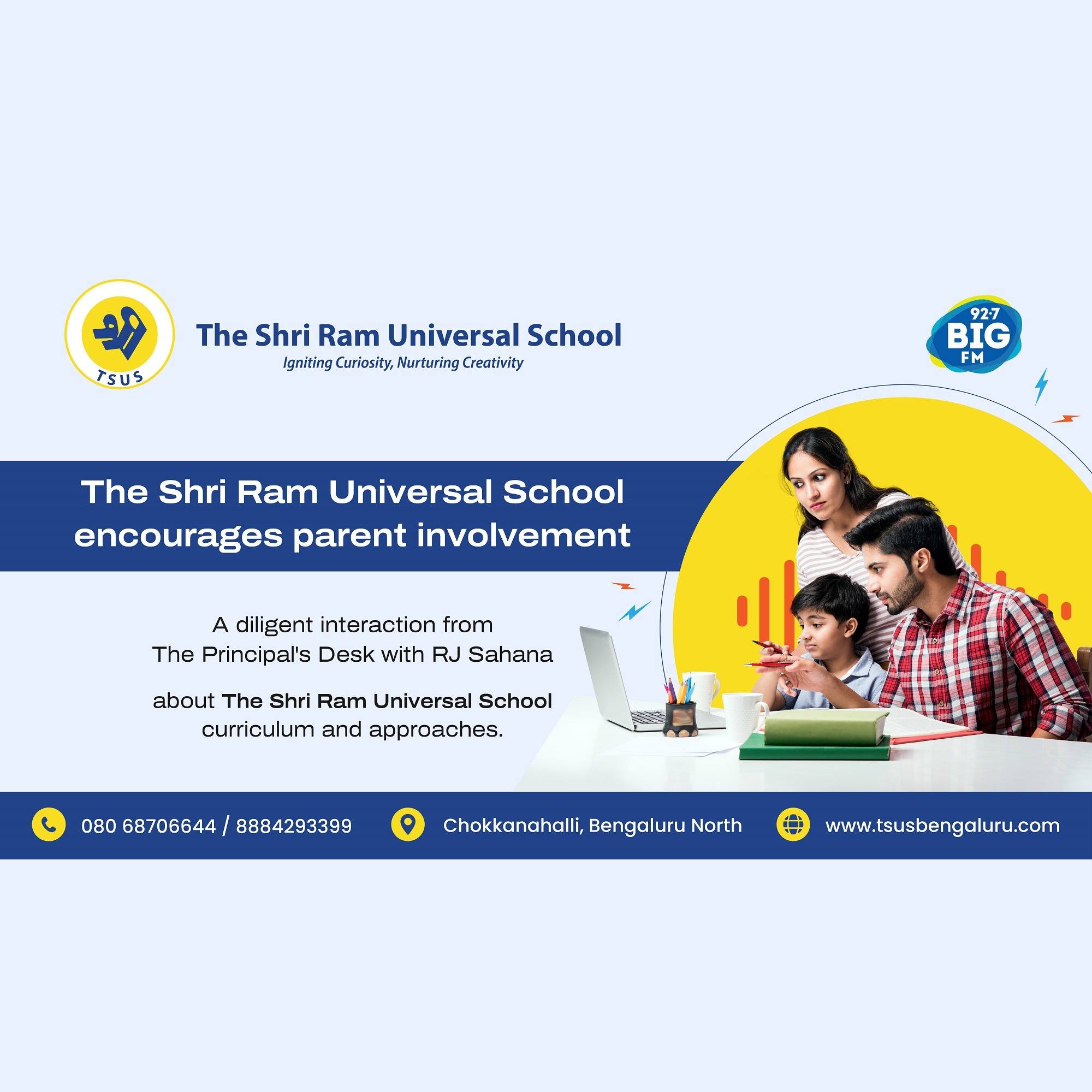 The Shri Ram Universal School encourages parent Involvement episode artwork