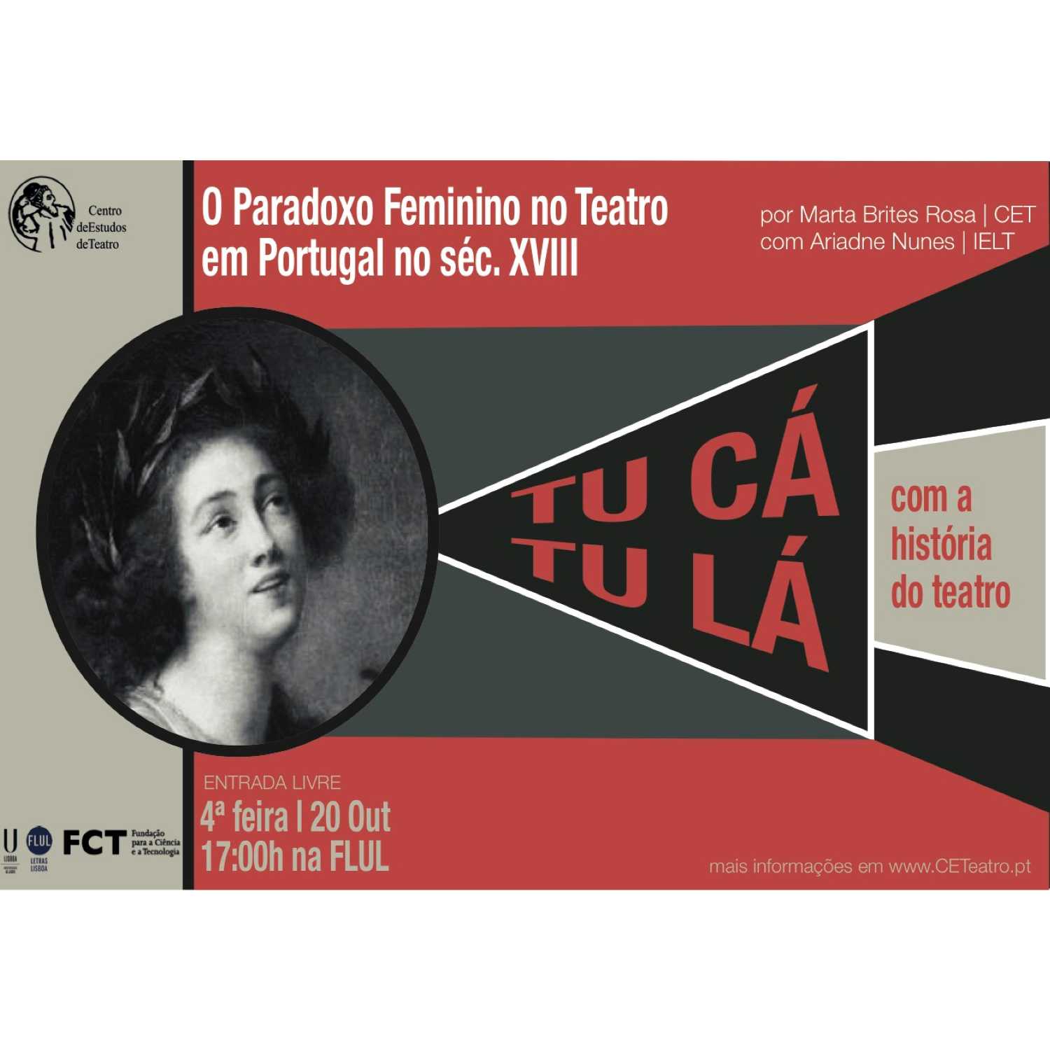 Tu cá tu lá com a história do teatro