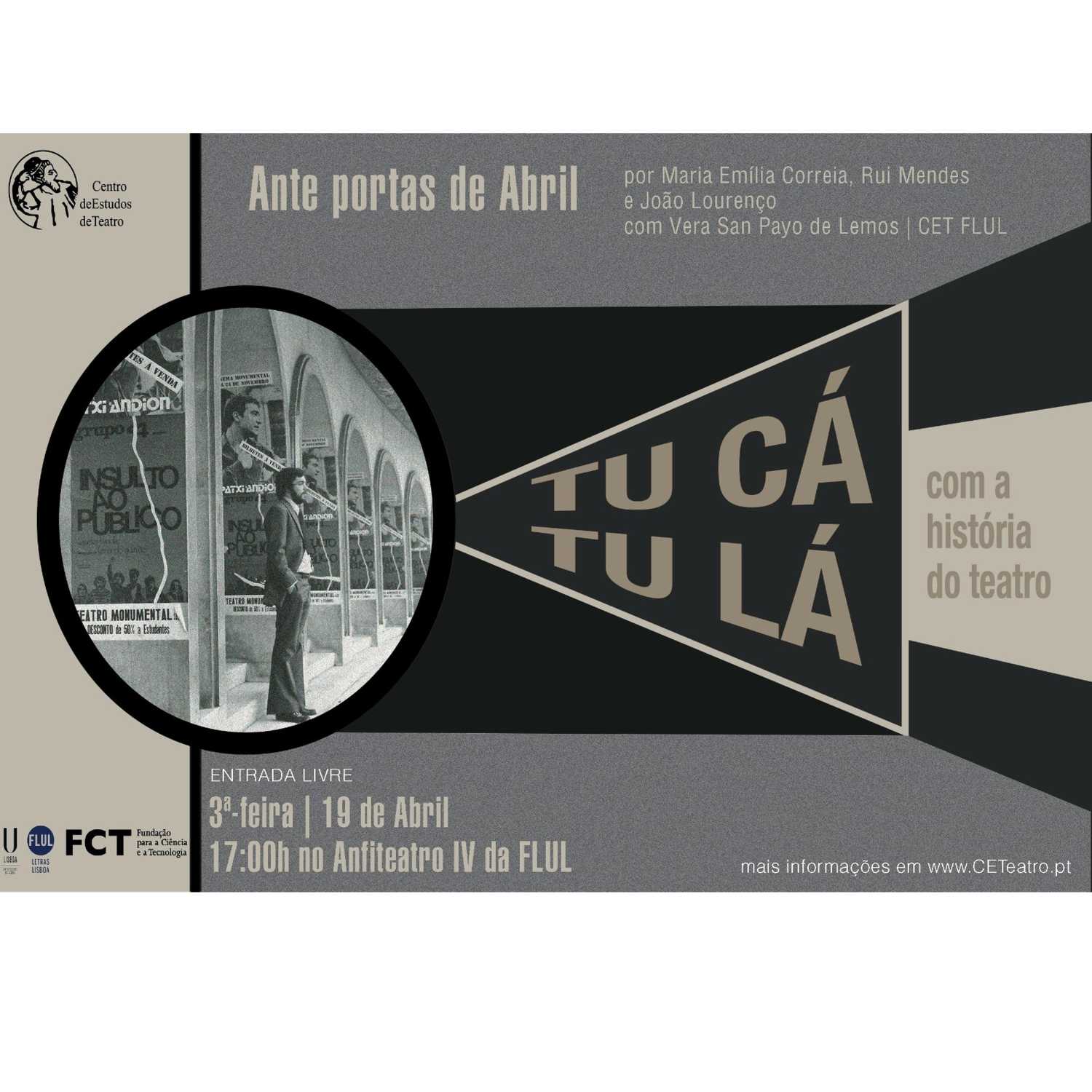 Tu cá tu lá com a história do teatro