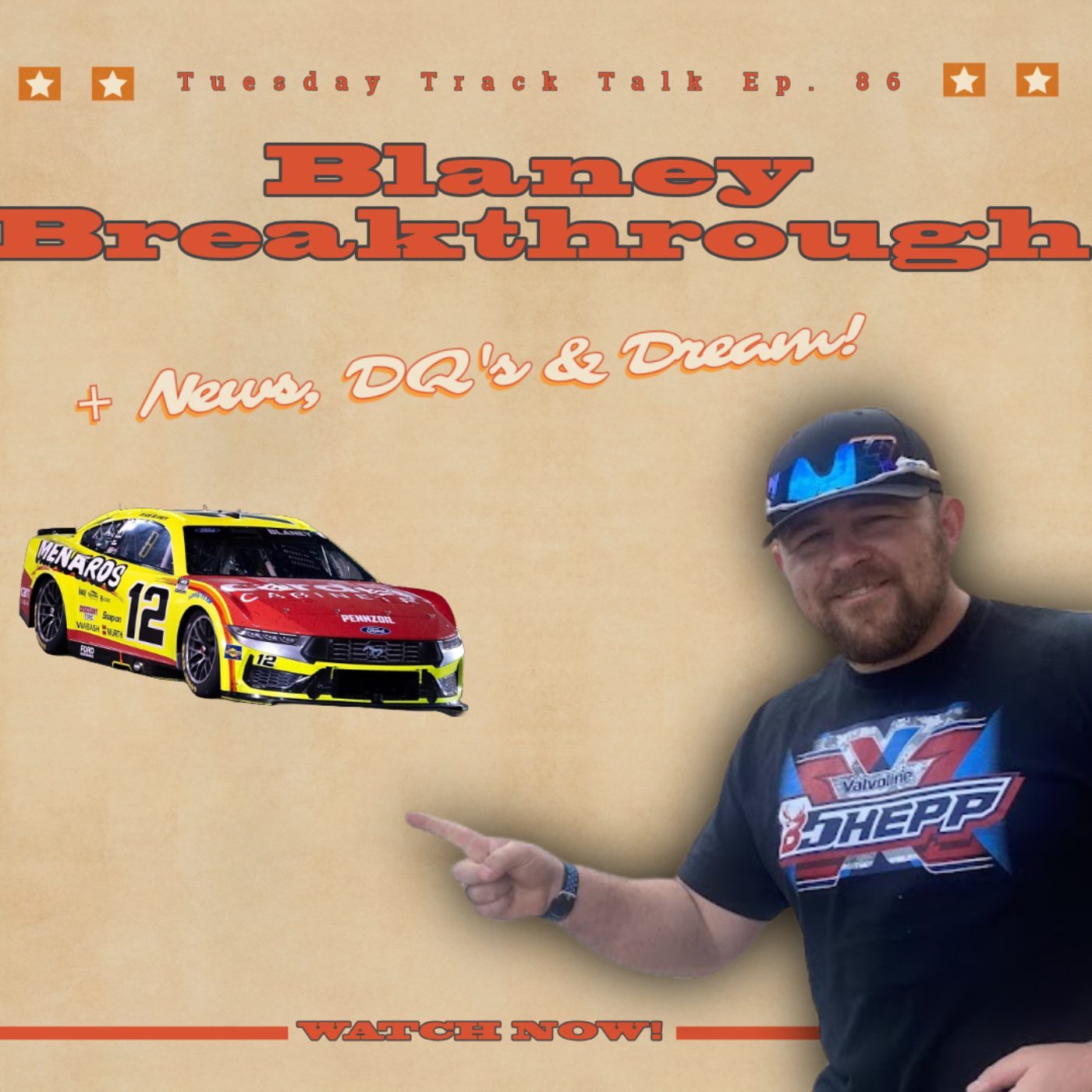 Blaney Breakthrough + Racing News & DQ's: Tuesday Track Talk Ep. 86